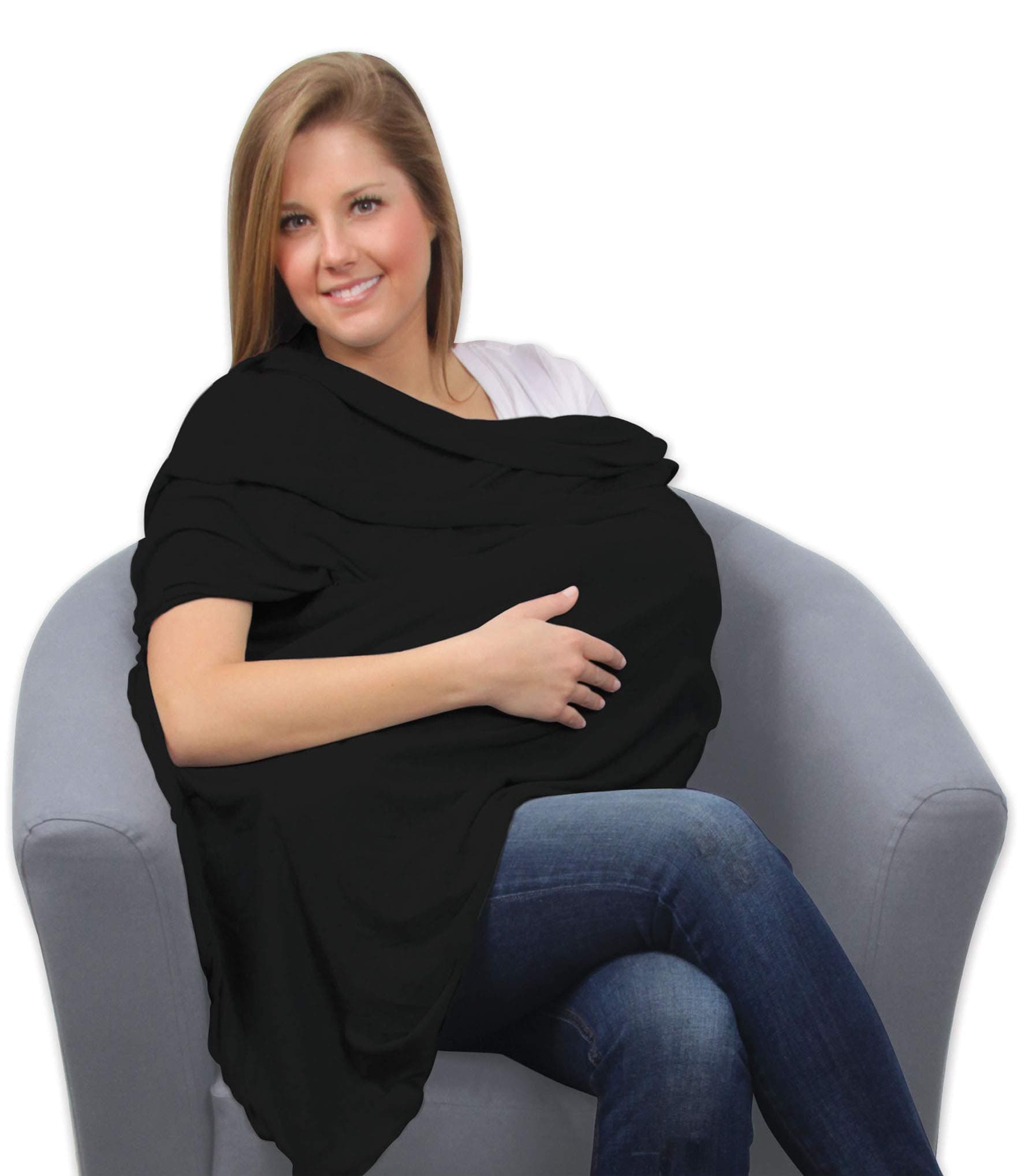 LeachcoLuxi Nursing Infinity Scarf, Black