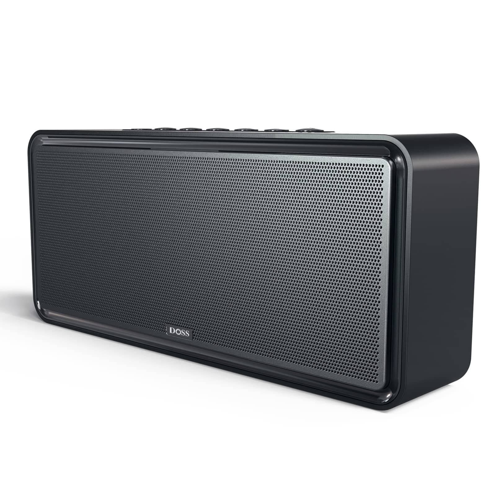 DOSS SoundBox XL Bluetooth Dual Driver Wireless Speaker with HD Sound - Black