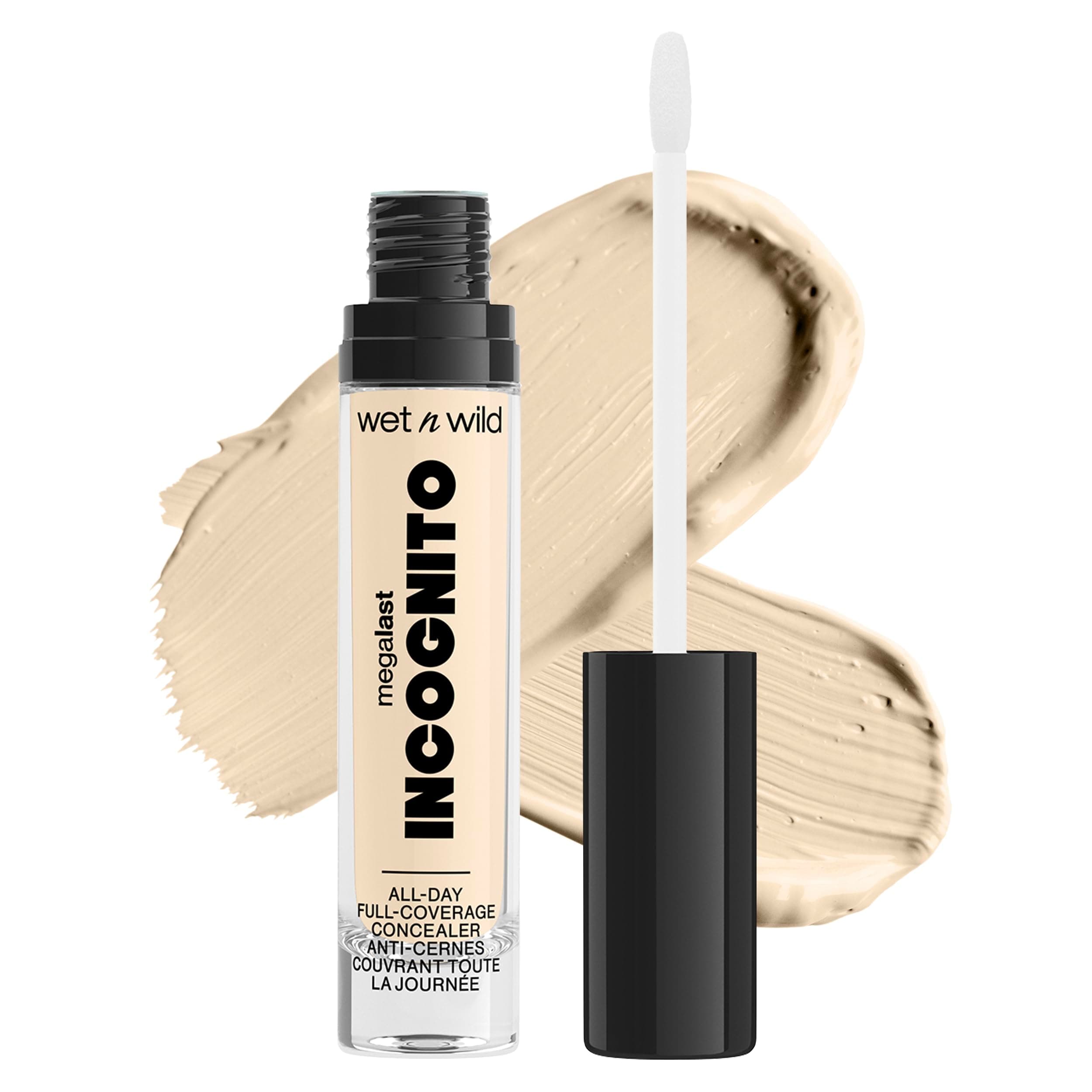 wet n wild Mega Last Incognito AllDay Full Coverage Concealer, Fair, 0.18 Ounce