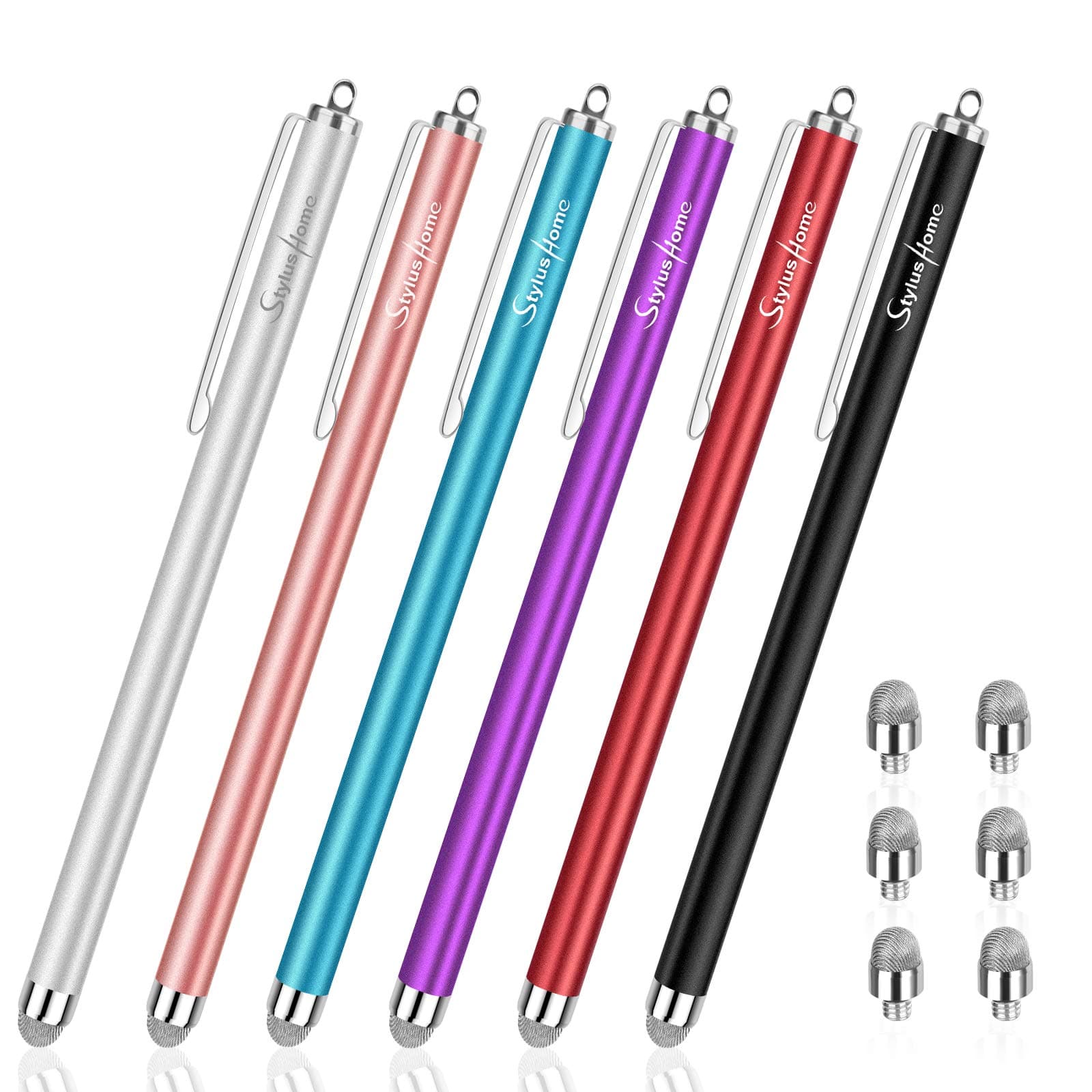 6 PACK Fiber Tip Stylus
