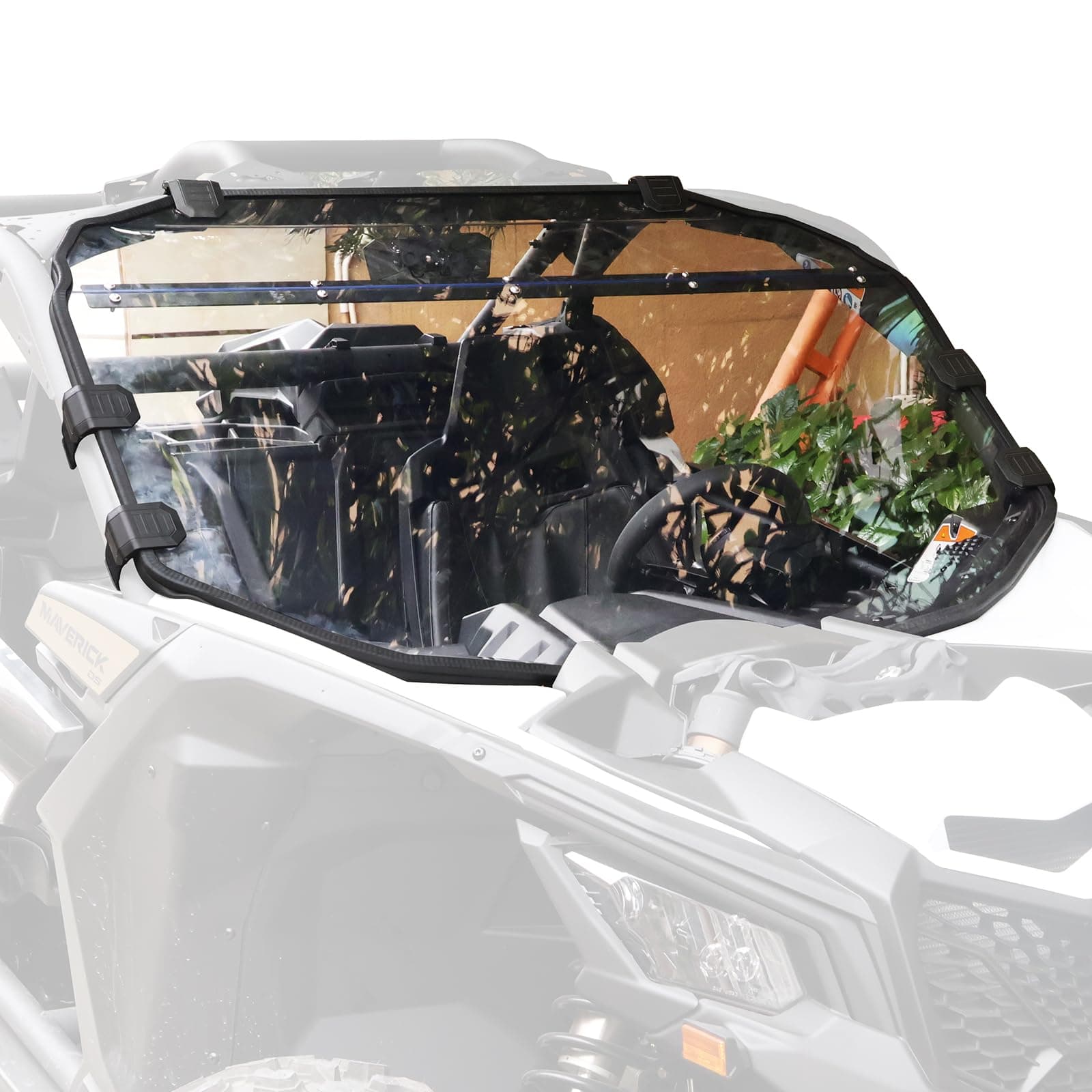 Maverick X3 Windshield - Scratch Proof X3 Front Windshield Compatible with Can-Am Maverick X3 900 XRS XDS Turbo R Max 2017-2025, Heavy-Duty Polycarbonate X3 Window Accessories