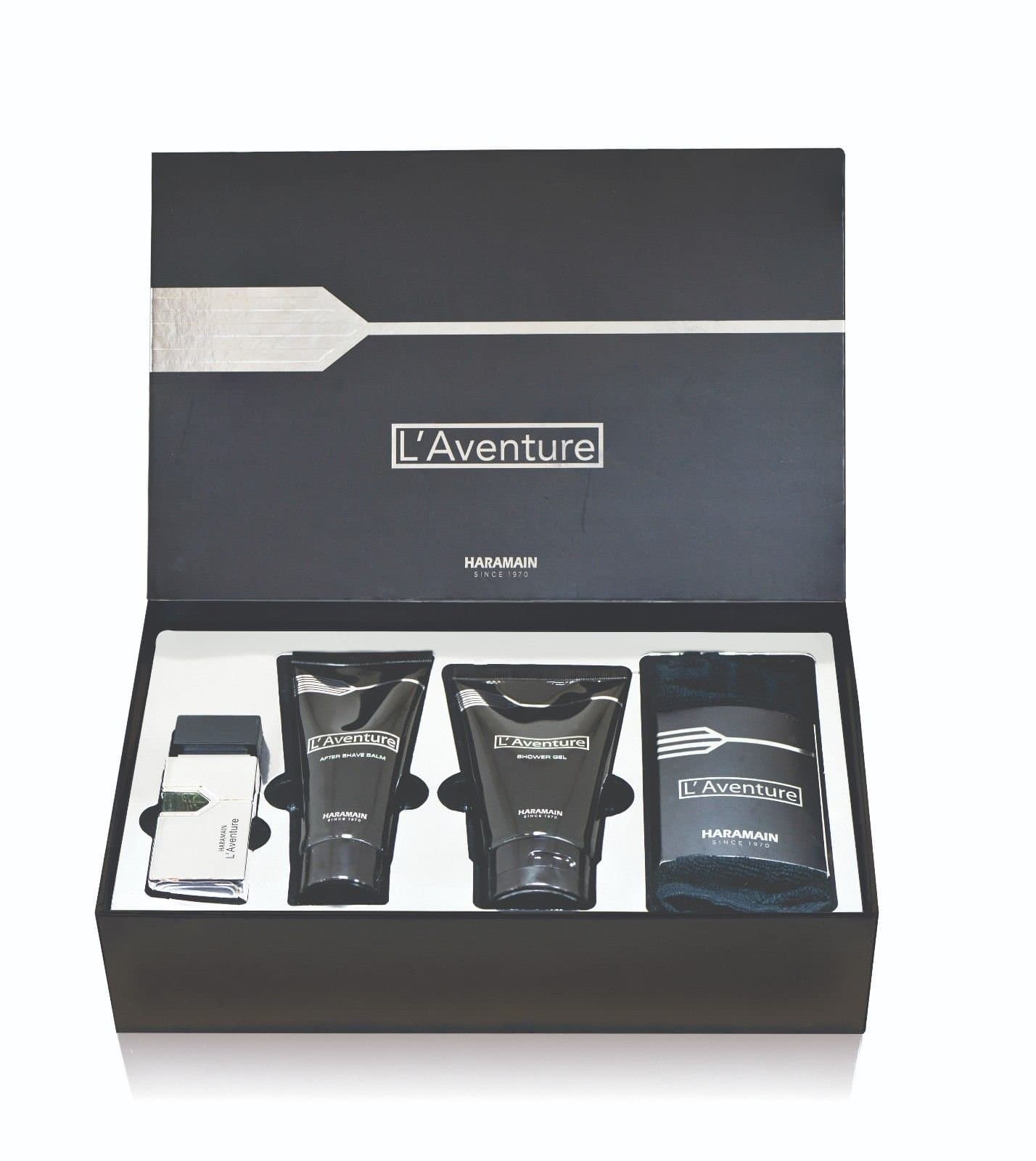 Al Harmain L'aventure Men 3 Piece Hard Box Set, 9.33 Ounce