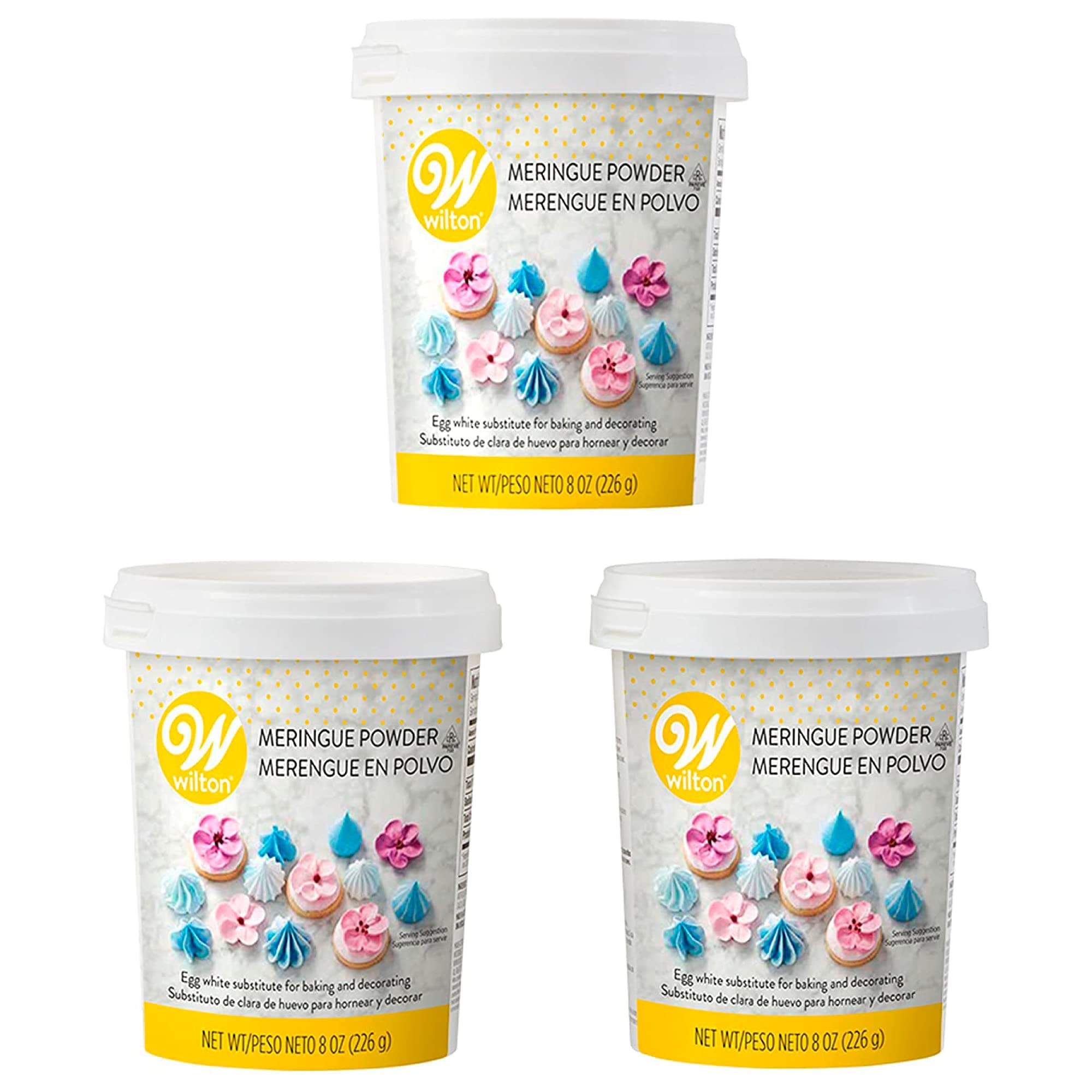 8 Oz. Meringue Powder Egg White Substitute, 3-Pack