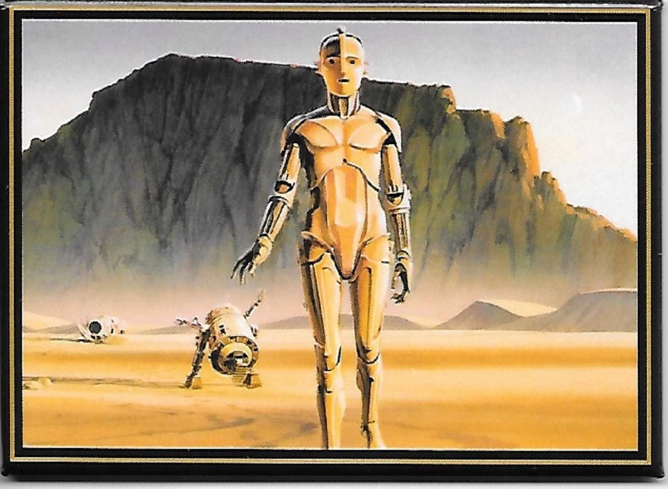 Ralph McQuarrie C-3PO R2-D2 Concept Art Image Refrigerator Magnet