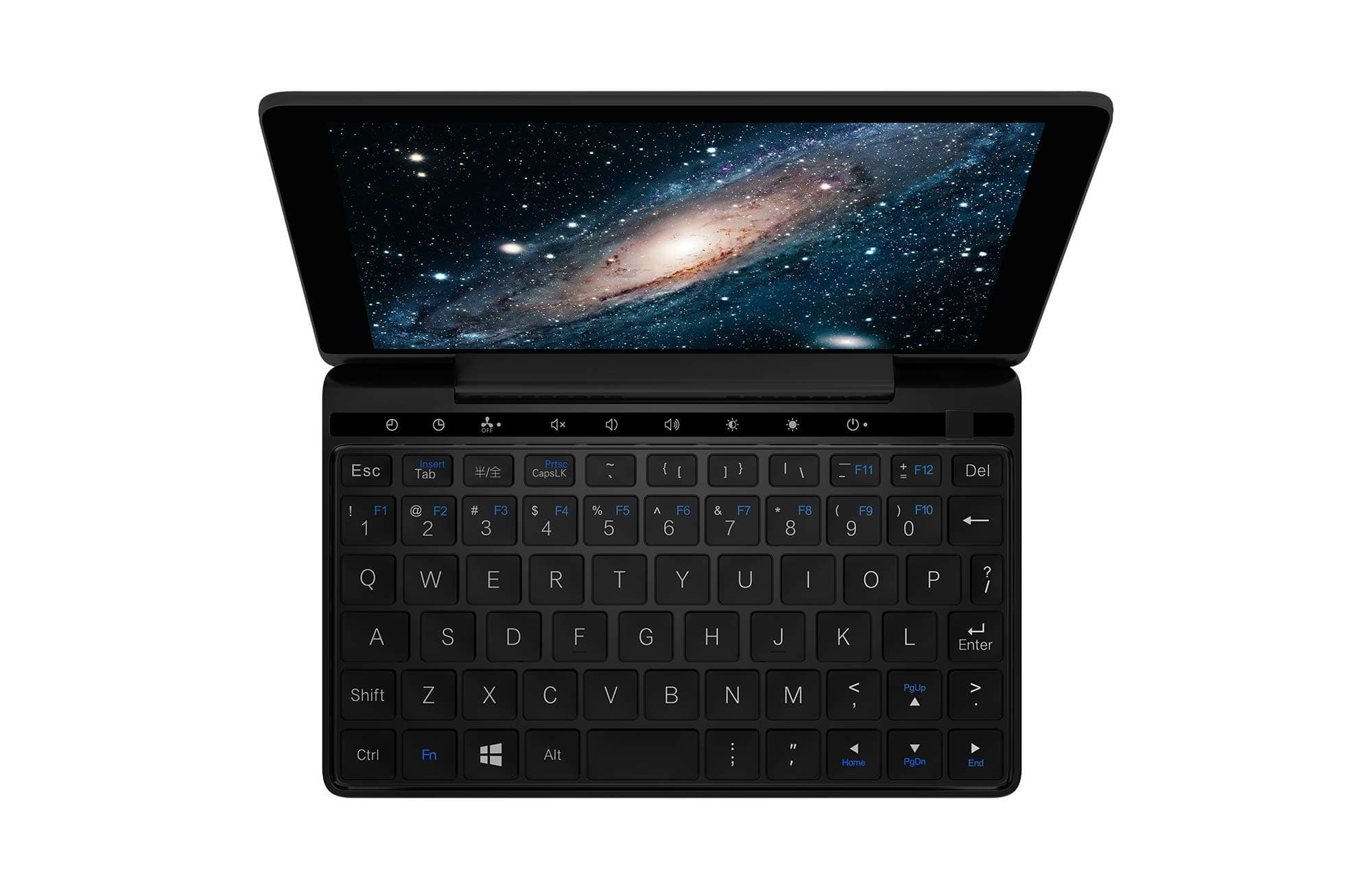 GPD Pocket 2 - Celeron Amber Black - Mini Windows 10 Portable Laptop with Touchscreen - with Celeron® Processor 3965Y ; UHD Graphics 615 ; 4GB RAM ; 256GB Storage ; 7" Touchscreen ; UMPC