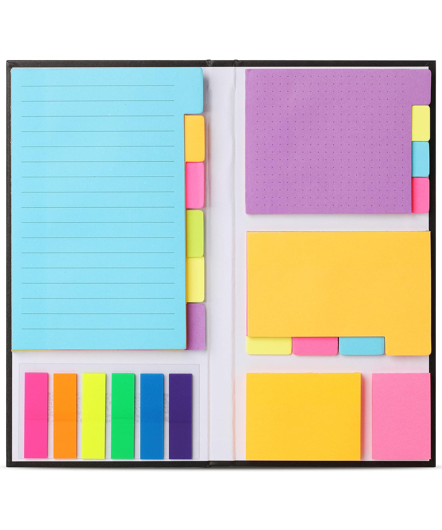 Mr. Pen- Sticky Notes Set, 410 Pack, Ruled, Dotted & Blank Notes with 150 Index Tabs, Divider Sticky Pads for Bible Study, Office, School, Planning, Journaling & Organization