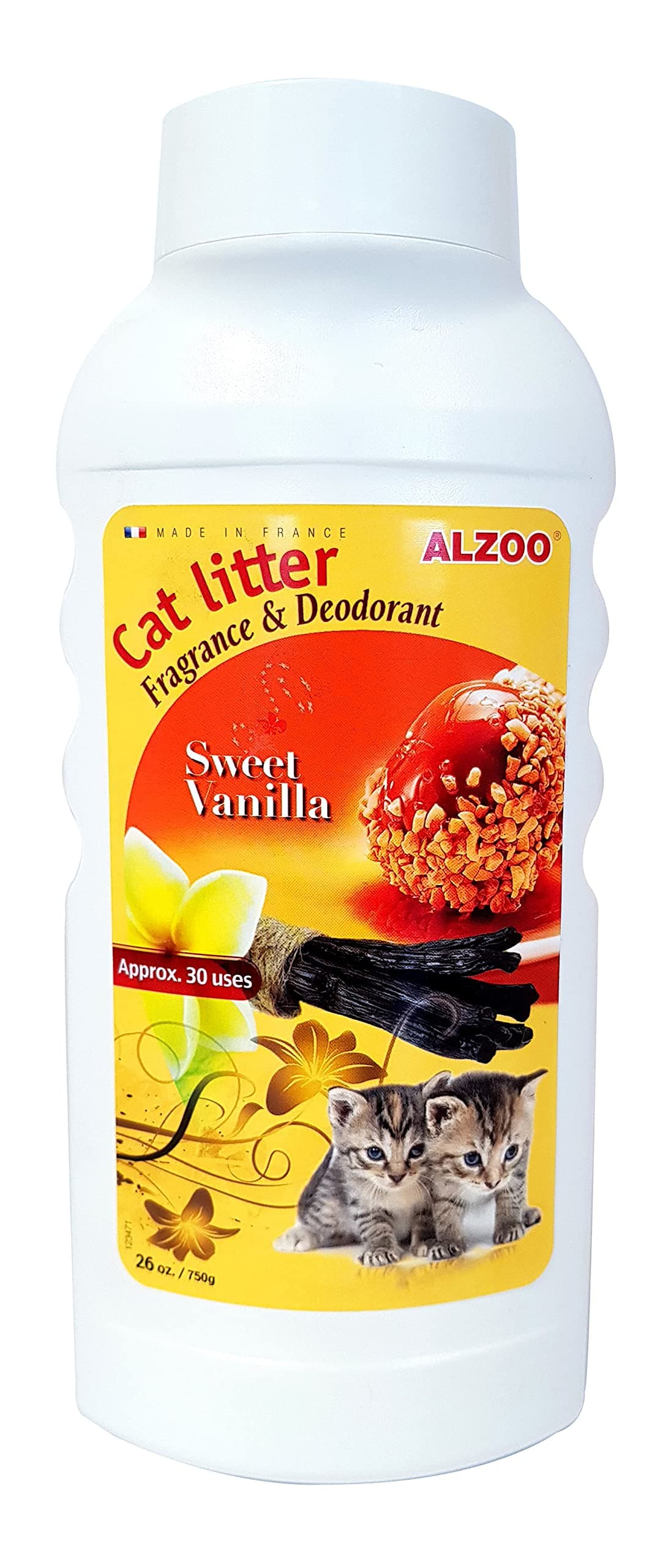 ALZOO Cat Litter Deodorizer, Sweet Vanilla