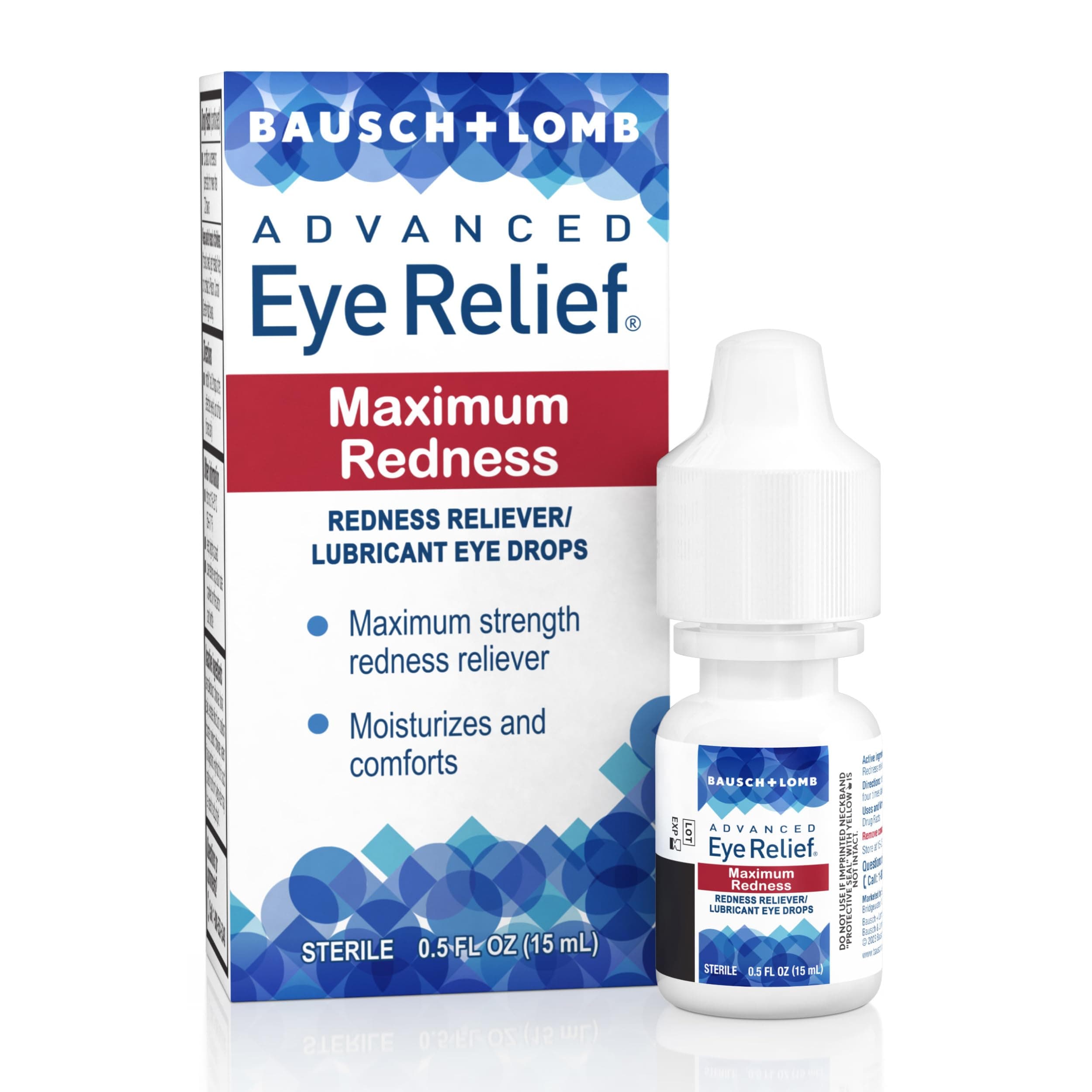 & Advanced Eye Relief Maximum Redness Reliver, 0.5-Ounce Bottles (Pack of 6)