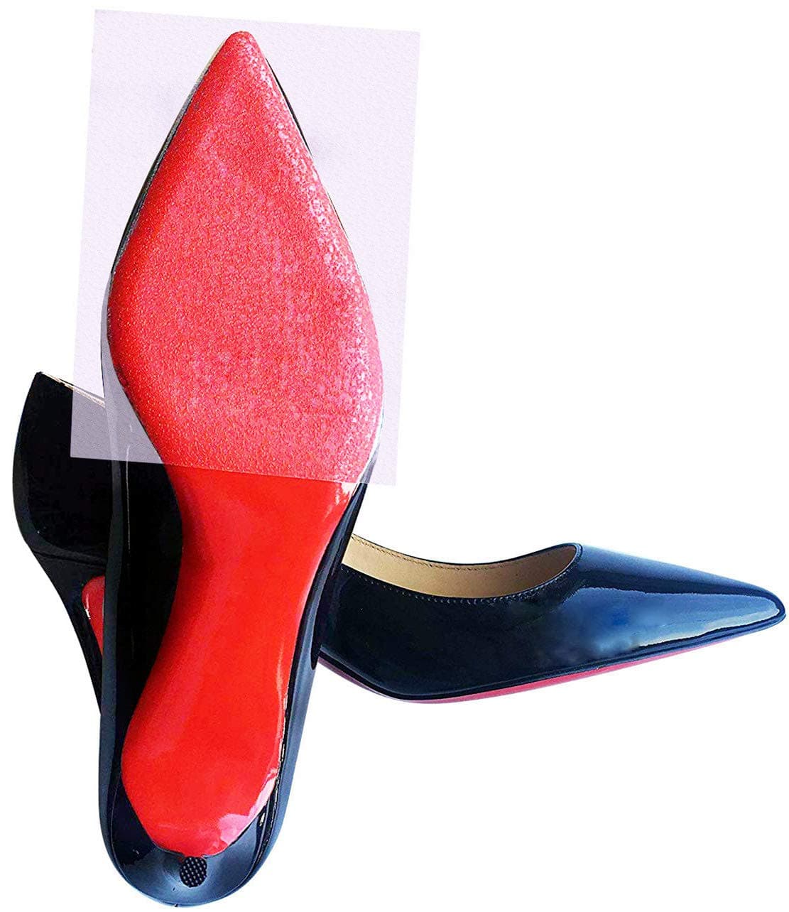 Sole Sticker Crystal Clear Sole Protector for Heels Shoe Bottom Slip Resistant Self-Stick Pads (4-Pack)