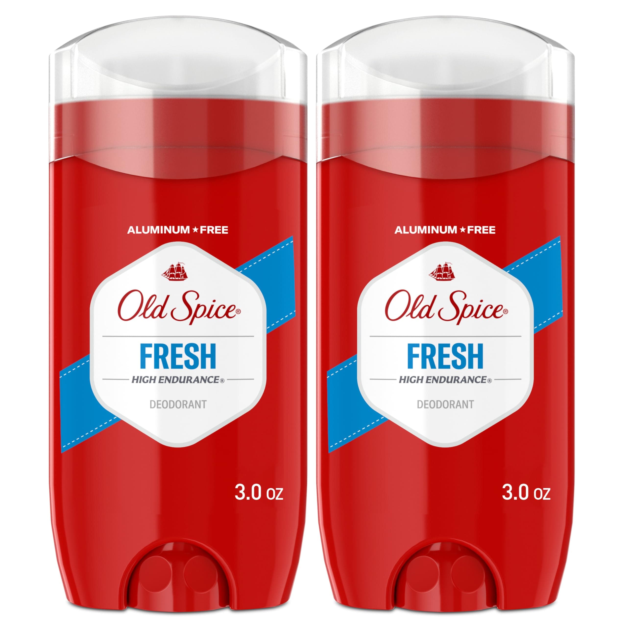 Men's Aluminum Free Deoderant, High Endurance, Fresh Scent, 24-hr Odor Protection, 3.0 oz (Pack of 2)