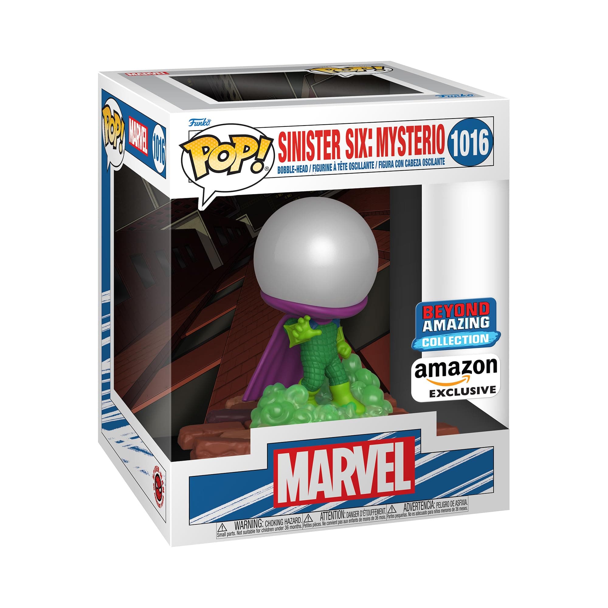Funko POP! Deluxe: Marvel Sinister 6- Mysterio - Marvel Comics - Amazon Exclusive - Collectable Vinyl Figure - Gift Idea - Official Merchandise - Toys for Kids & Adults - Comic Books Fans