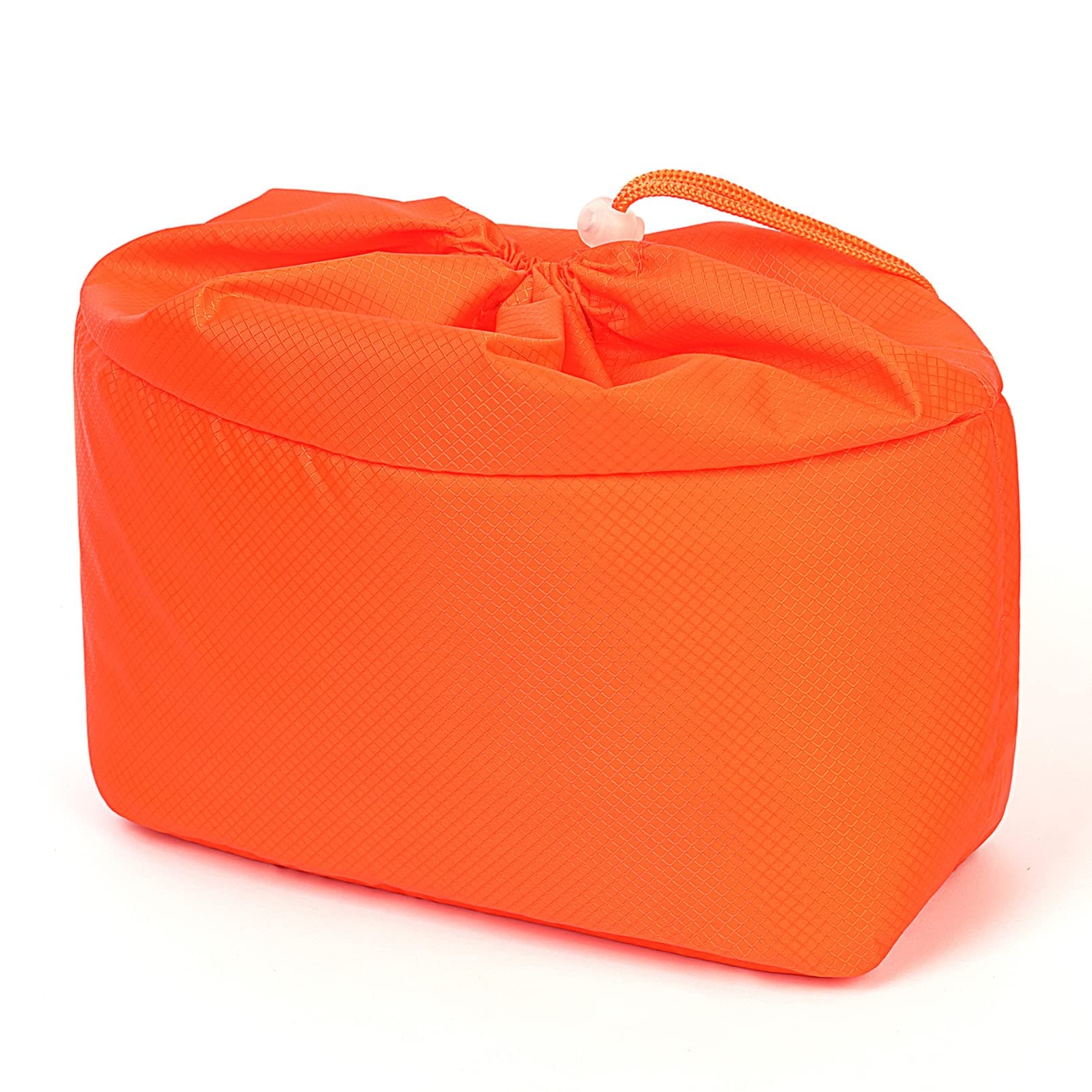 JAKAGO Shockproof Camera Insert Bag for SLR DSLR Mirrorless Camera Lens Flash Light Accessories Camera Pouch with Adjustable Dividers for Canon Nikon Sony Water Resistant Camera inner case(Orange),