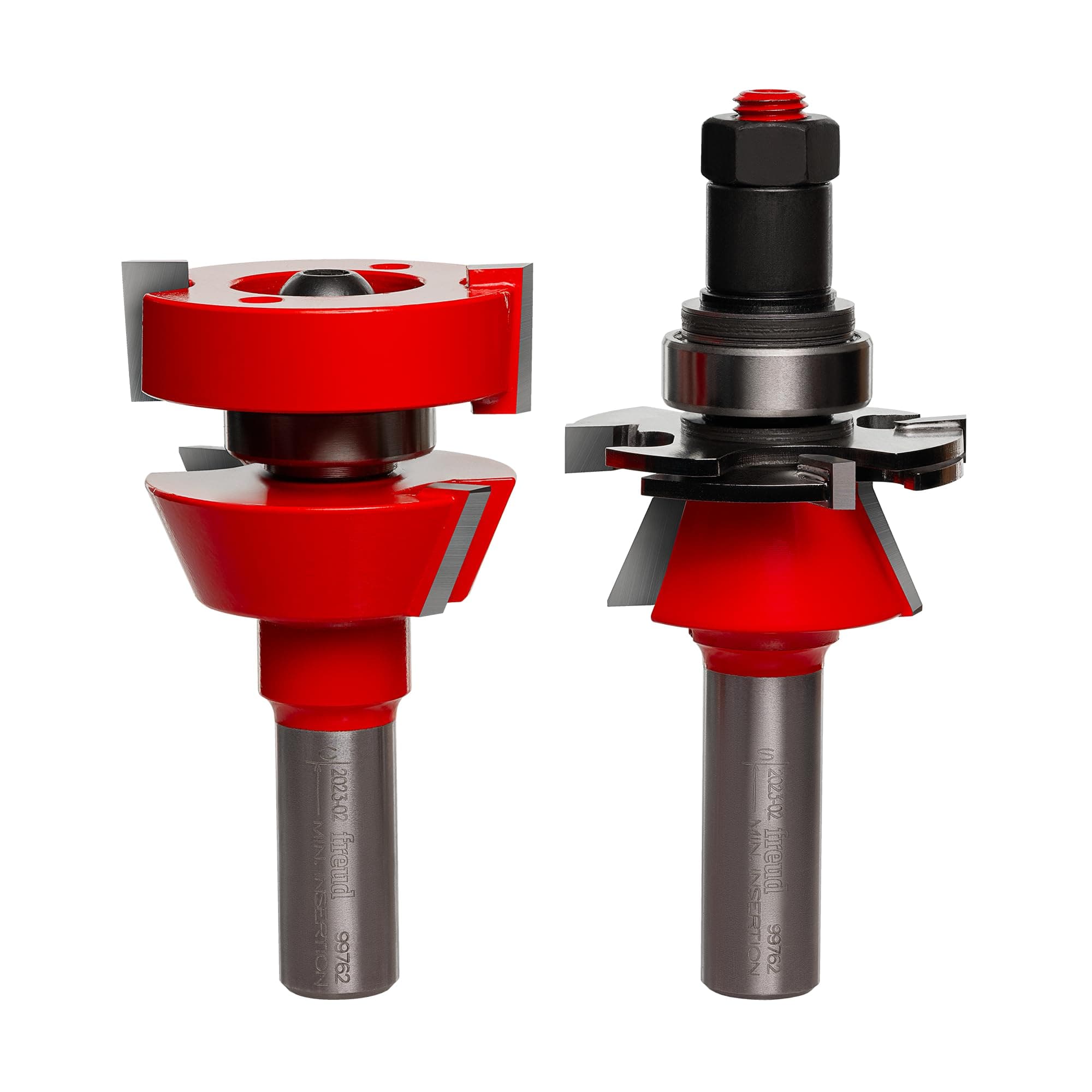 Premier Adjustable Rail & Stile Bit - Ideal for Doors, Windows, Veneered Plywood, Hardwoods & Softwoods - 1-11/16" Diameter, 1/2" Shank - 99-762