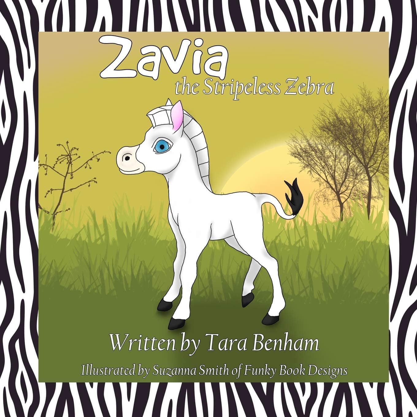 Zavia the Stripeless Zebra