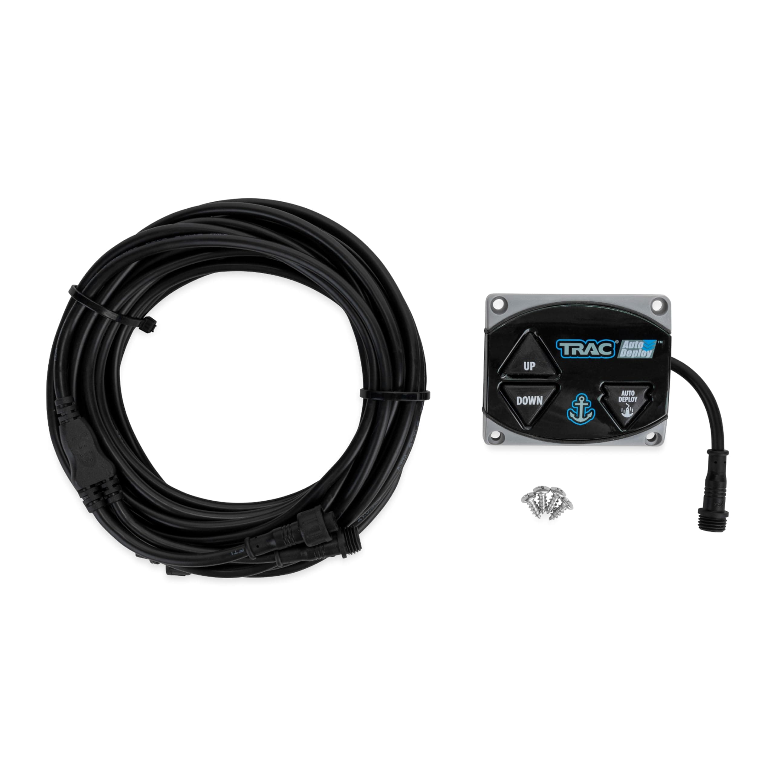 Camco Trac Outdoors Anchor Winch G3 AutoDeploy Second Switch | Features Up/Down/Auto Operation | For Use with TRAC AutoDeploy Electric Anchor Winches | G3 Angler & Deckboat Models (69045)