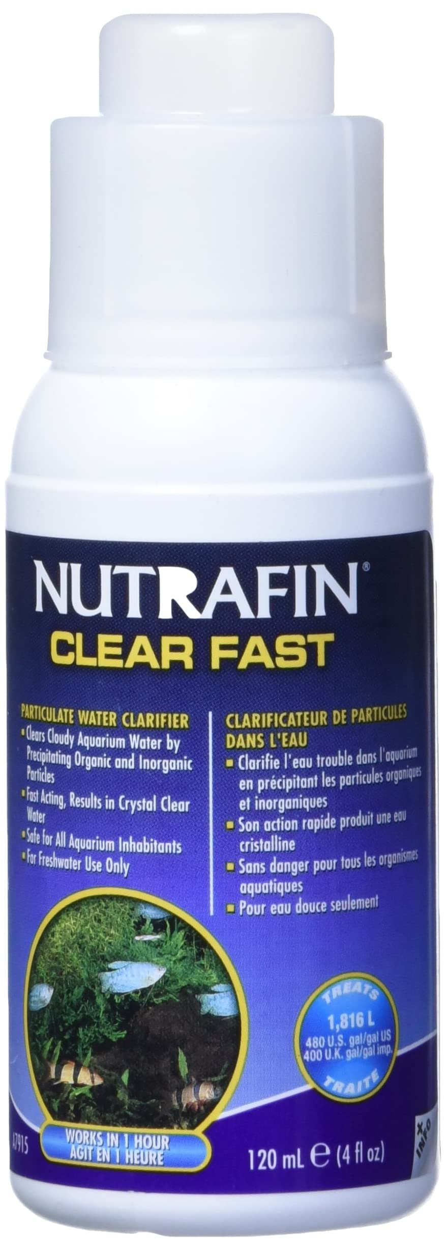 Nutrafin Clear Fast Aquarium Treatment 120 ml