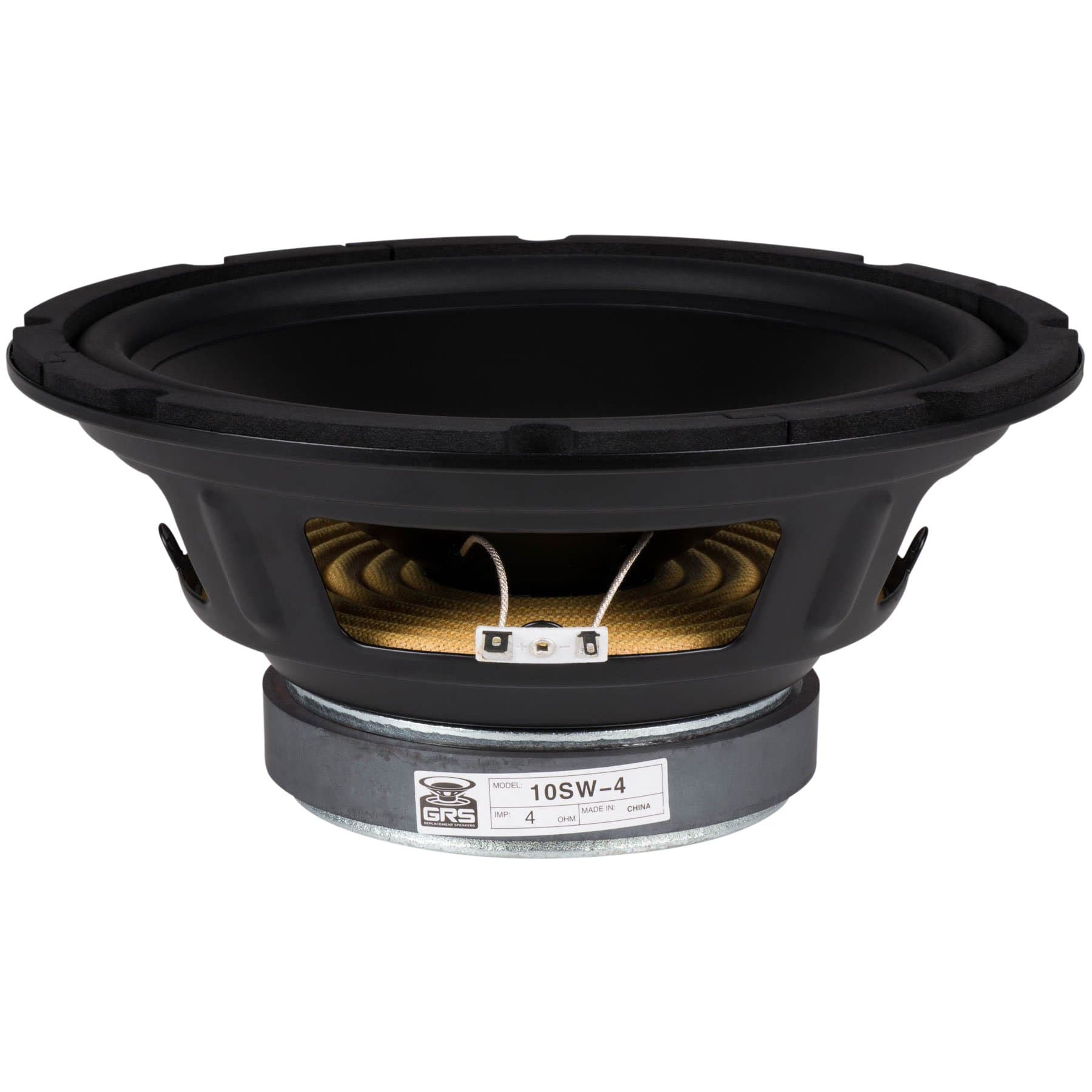 10SW-4 10" Poly Cone Subwoofer 4 Ohm