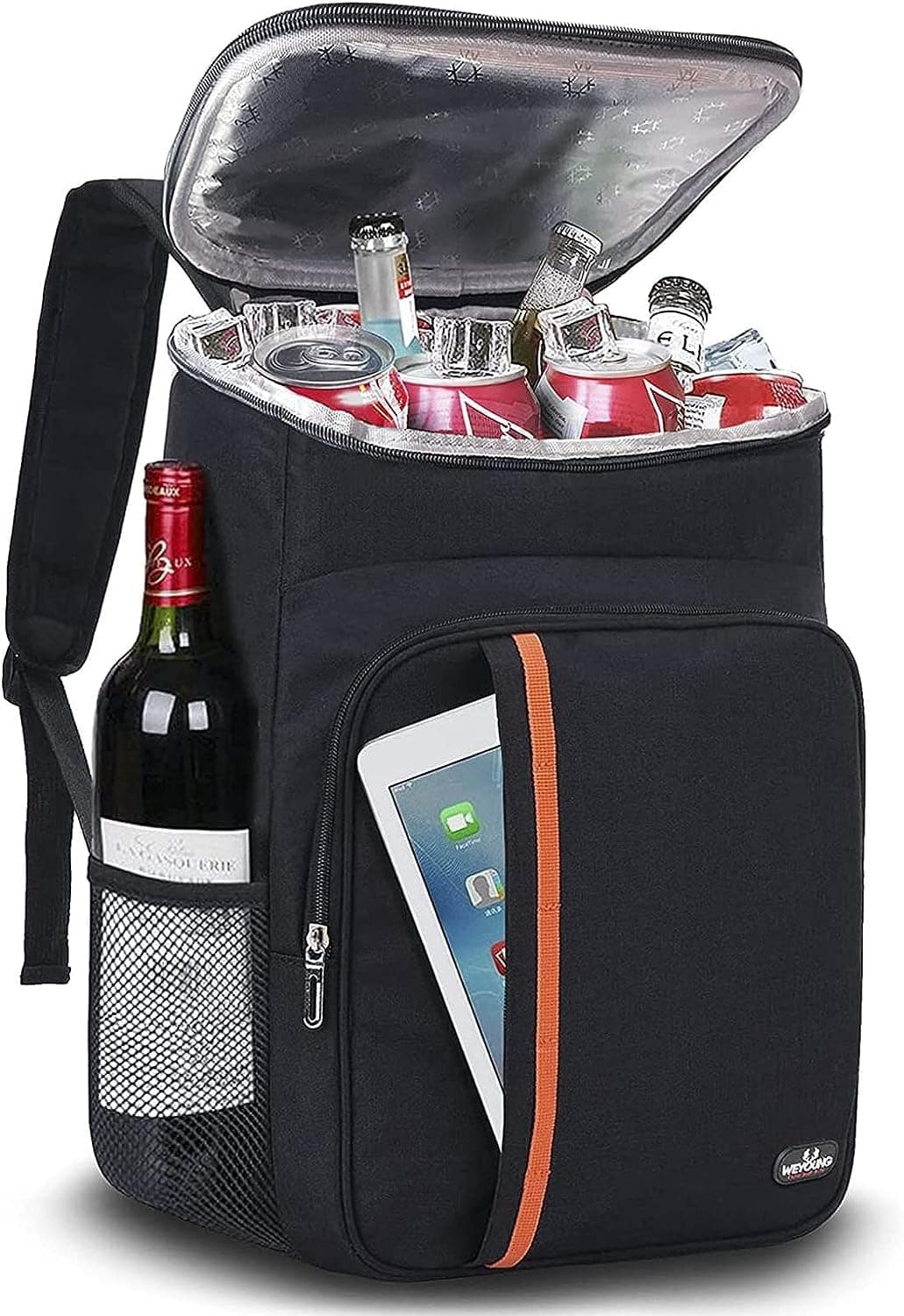 Cooler Backpack 25 Cans Large Capacity Insulated Backpack Cooler Lightweight Leak Proof Soft Cooler Bag for Men Women to Picnics, Camping, Hiking, Beach, Park, Trips