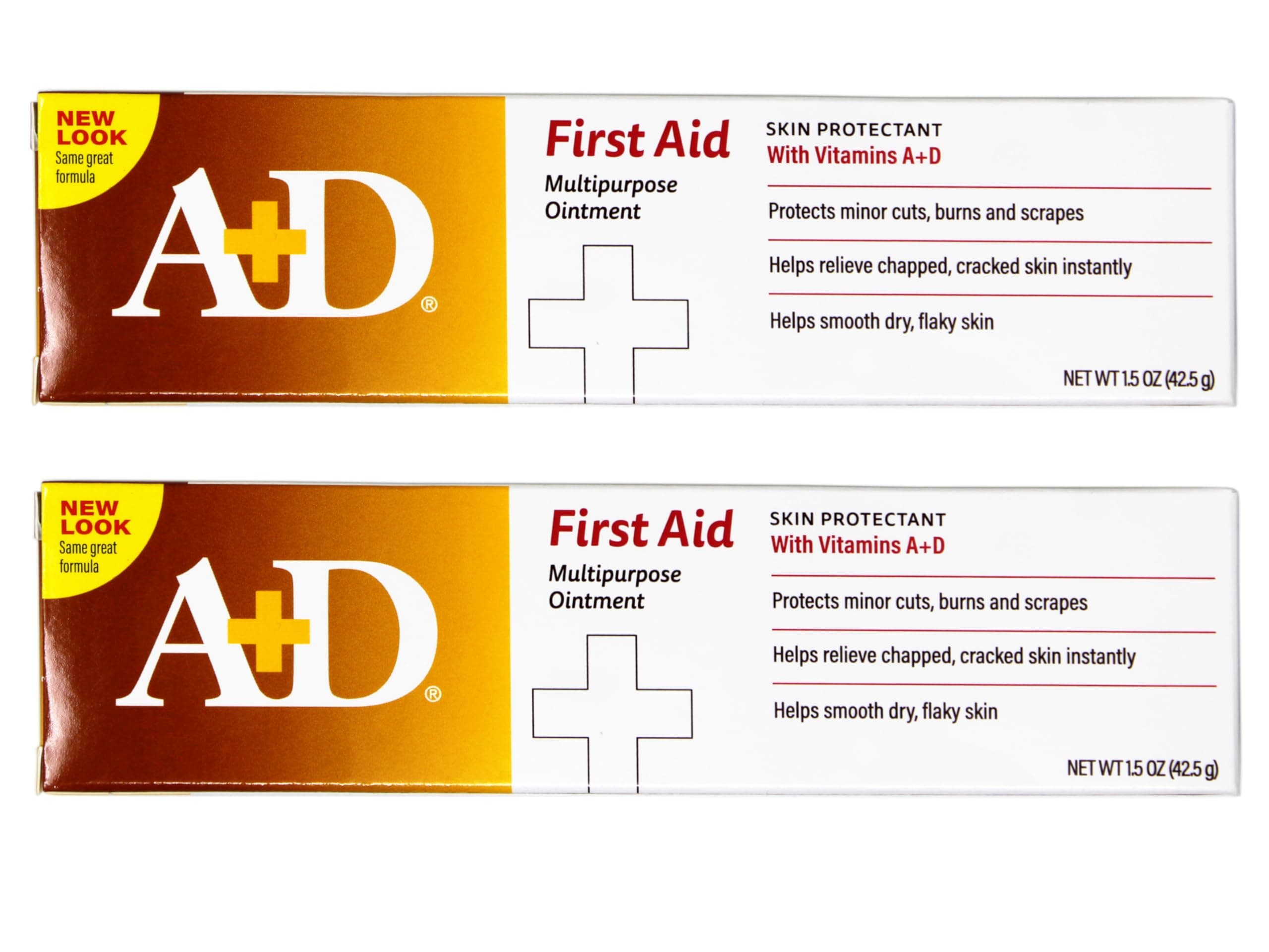 A&D A D First Aid Ointment Skin Protectant With Vitamin Pack of 2 Multi