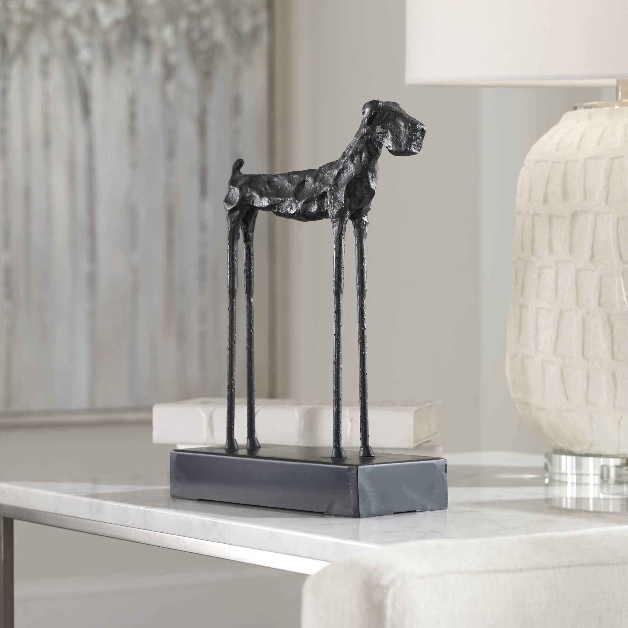 Uttermost 19888 Maximus Cast Iron Sculpture, Bronze