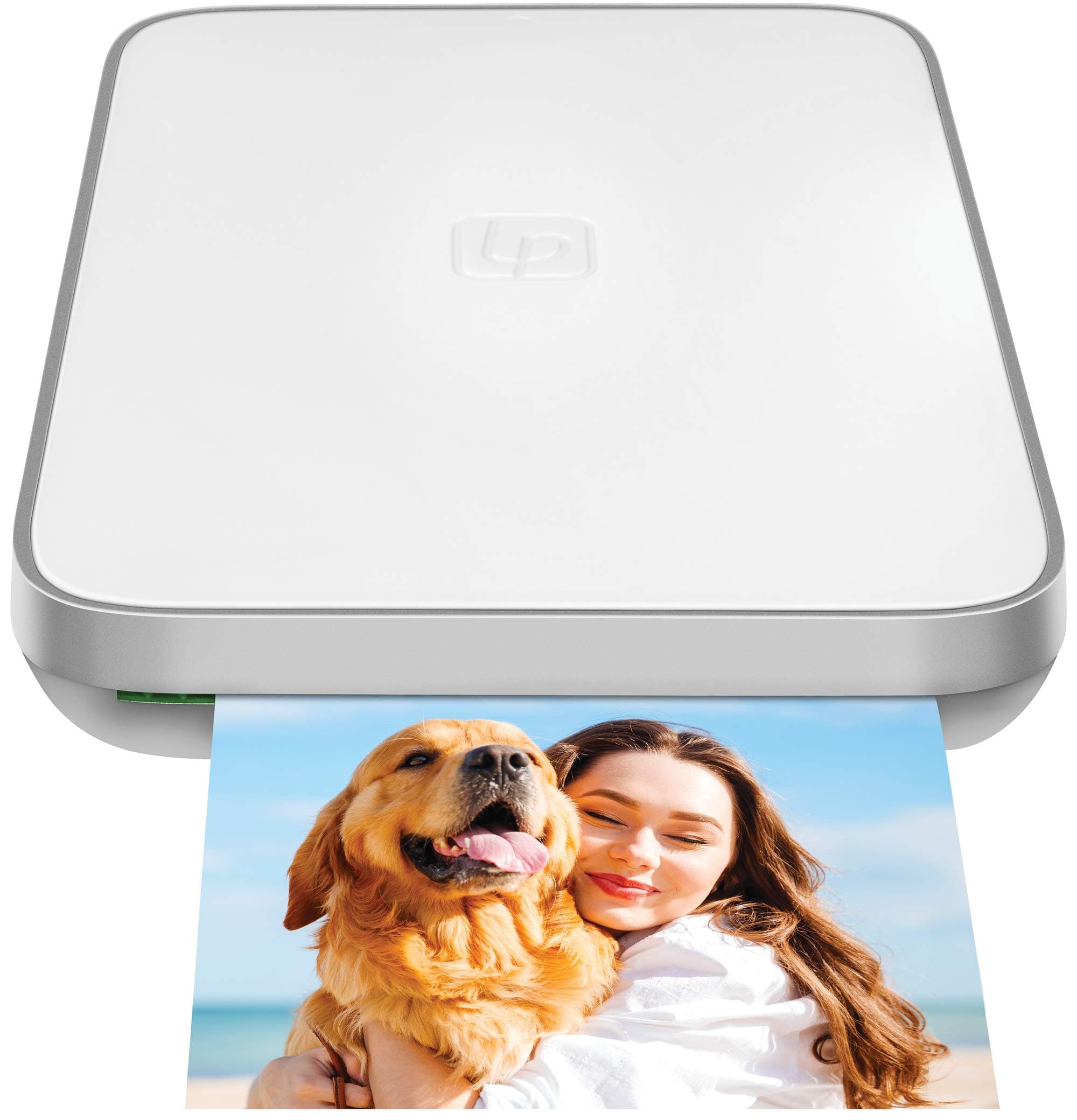 3x4.5 Portable Photo and Video Printer for iPhone and Android. Make Your Photos Come to Life w/Augmented Reality - White