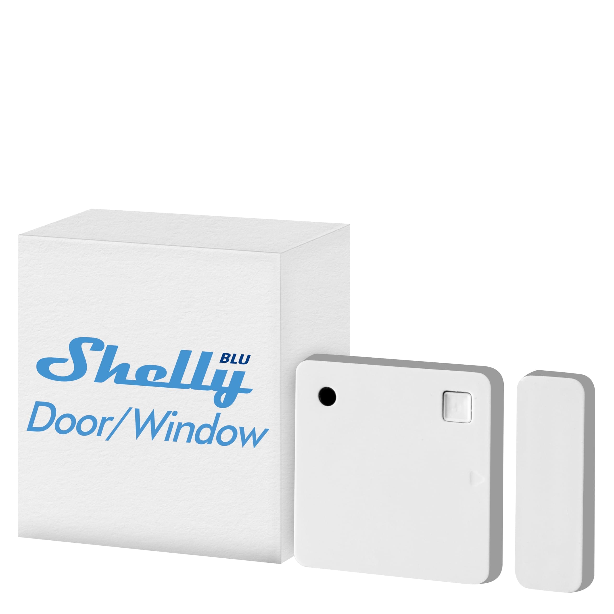 Blu Door/Window White | Bluetooth Operated Sensor | Home Automation | iOS Android App | Alexa & Google Home Compatibility | Lux and Tilt Angle Measurement | Set Custom Activation Scenes