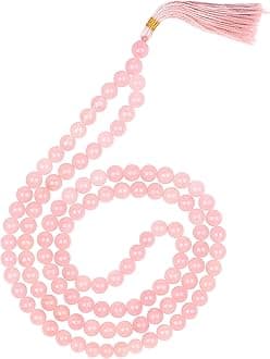 Amazing Gemstone Japa Mala 108 Prayer Beads Necklace and Wrist Mala Bracelet for Meditation