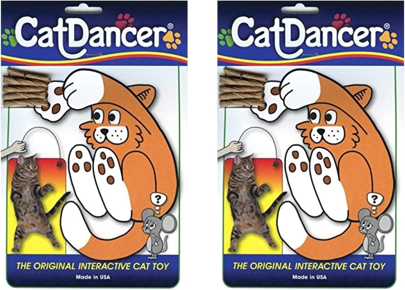 CAT DANCER -The Original Interactive Cat and Kitten Toy Size:Pack of 2