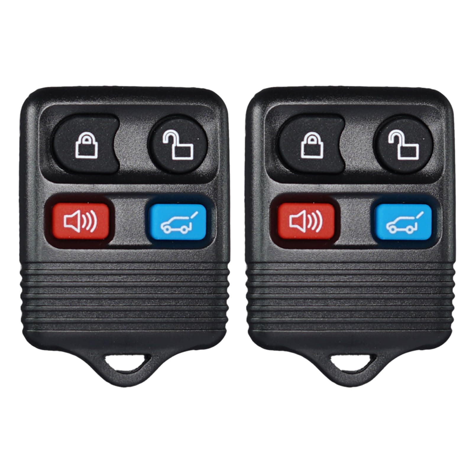 Key Fob Replacement Fits for Ford Explorer Expedition 2000-2010 Lincoln Aviator Navigator Mercury Mountaineer Keyless Entry Remote Control CWTWB1U322 1L2T-15K601-AA 315 MHz 4 Buttons Set of 2