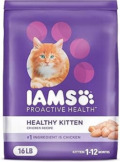 Chicken , 16 lbs. , Standard Packaging : IAMS Proactive Health Kitten Dry Cat Food