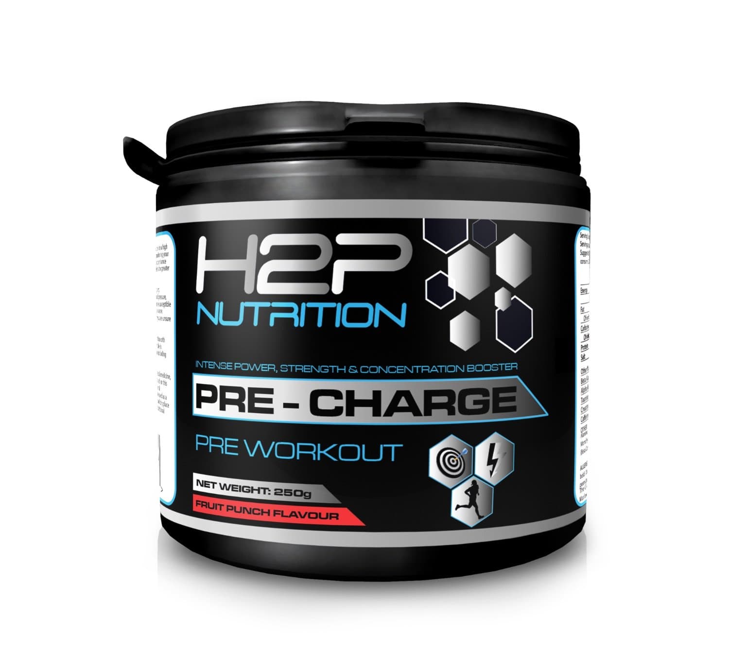 Pre Charge Pre Workout By H2P Nutrition - Fruit Punch Flavour