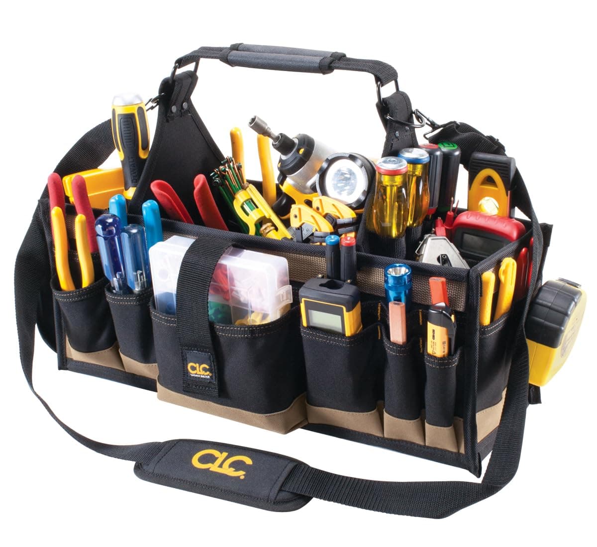 CLC WORK GEAR 1530 Electrical and Maintenance Tool Carrier, 43 Pocket, Black