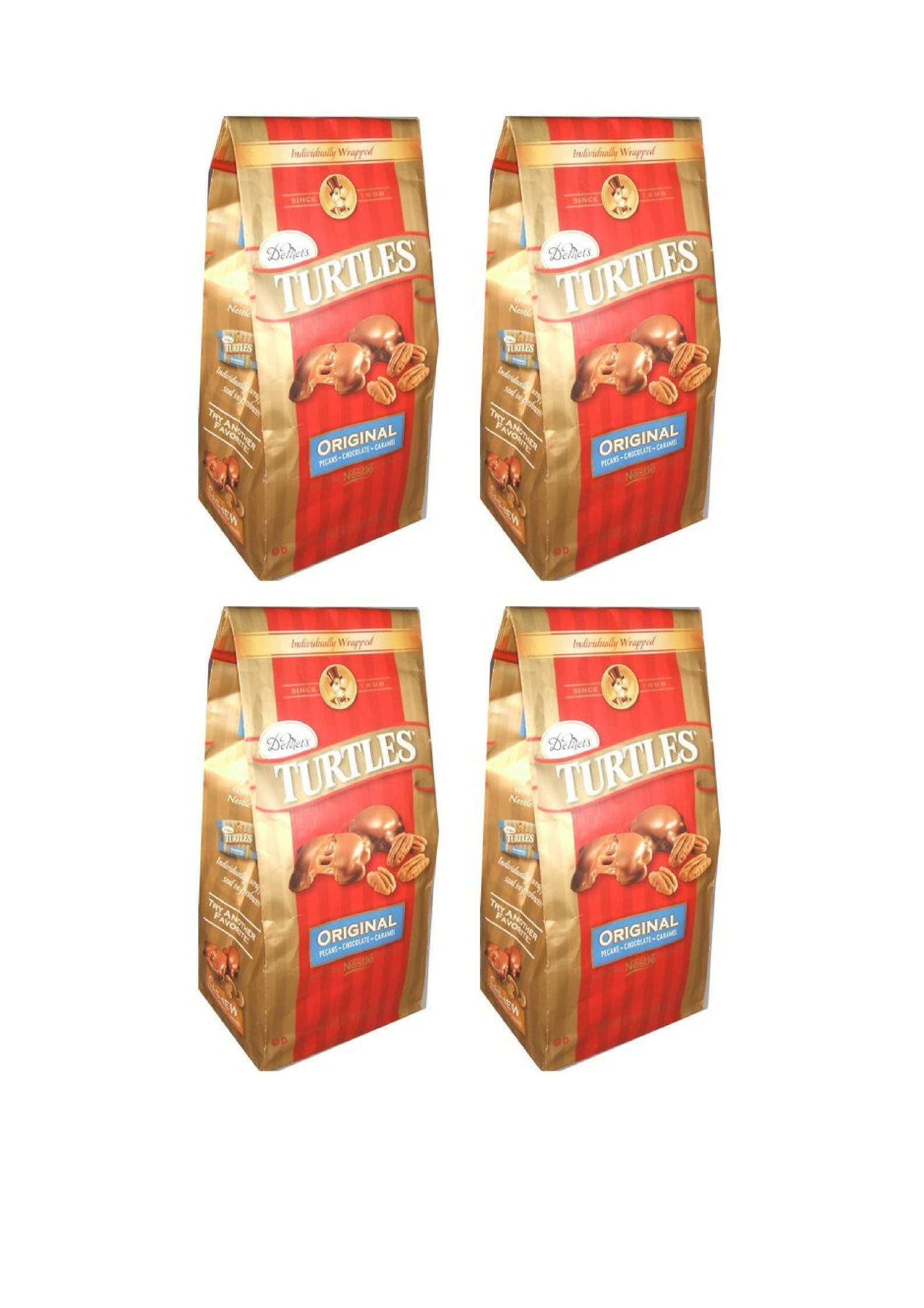 Original, Pecans~Chocolate~Caramel, 17.5-Ounce (4 pack)
