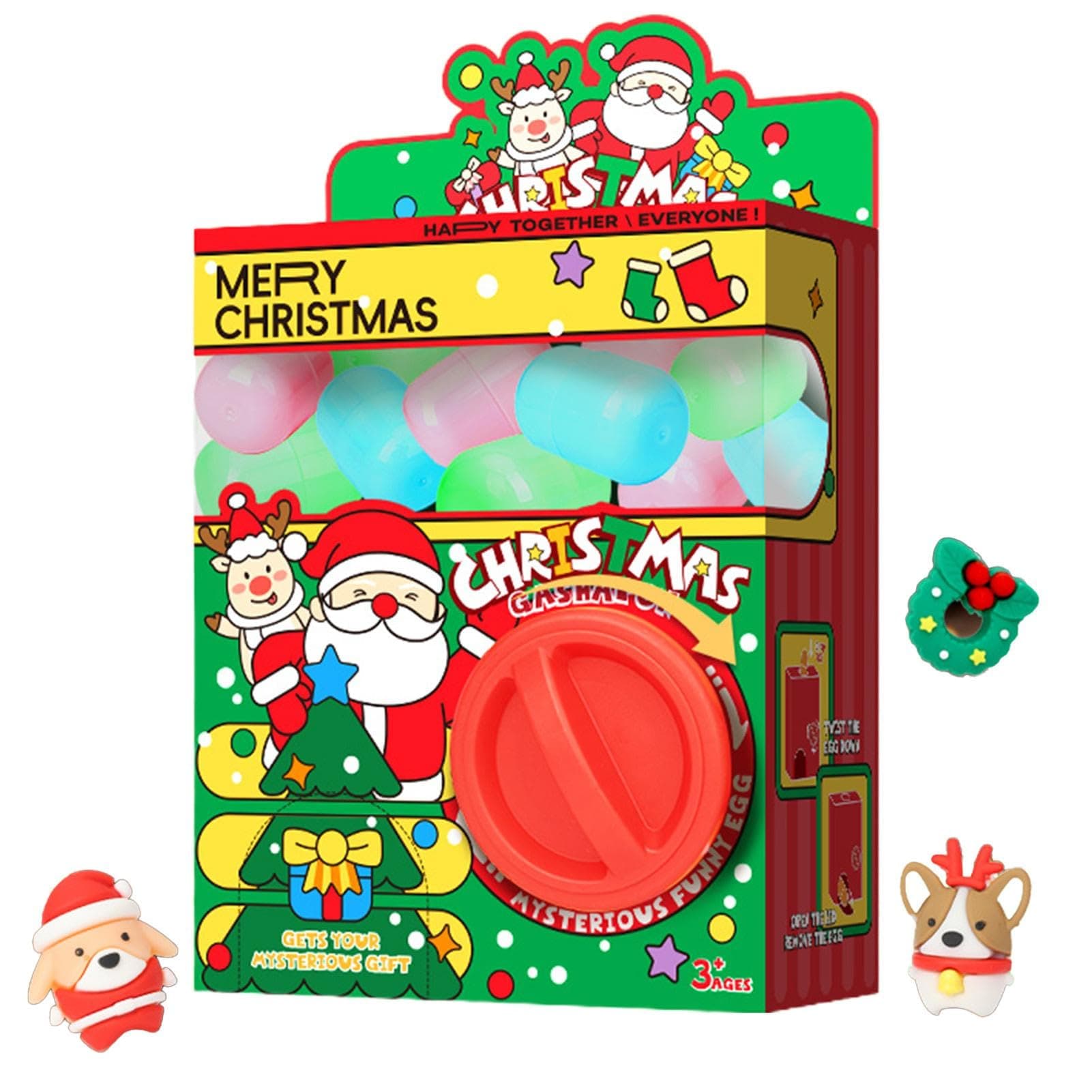 Claw Machine For Kids - Merry Christmas Claw Machine,Creative Candy Dispenser For Kids, Prize Dispenser Toys, Toy Vending Machine For Boys Girls