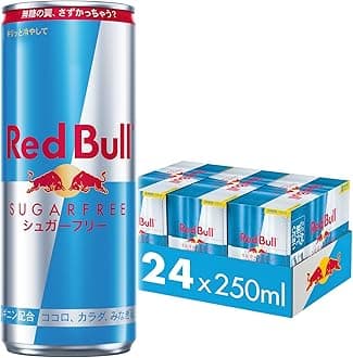 Energy Drink, Sugar Free, 8.5 fl oz (250 ml) x 24 Bottles (Amazon.co.jp Exclusive)