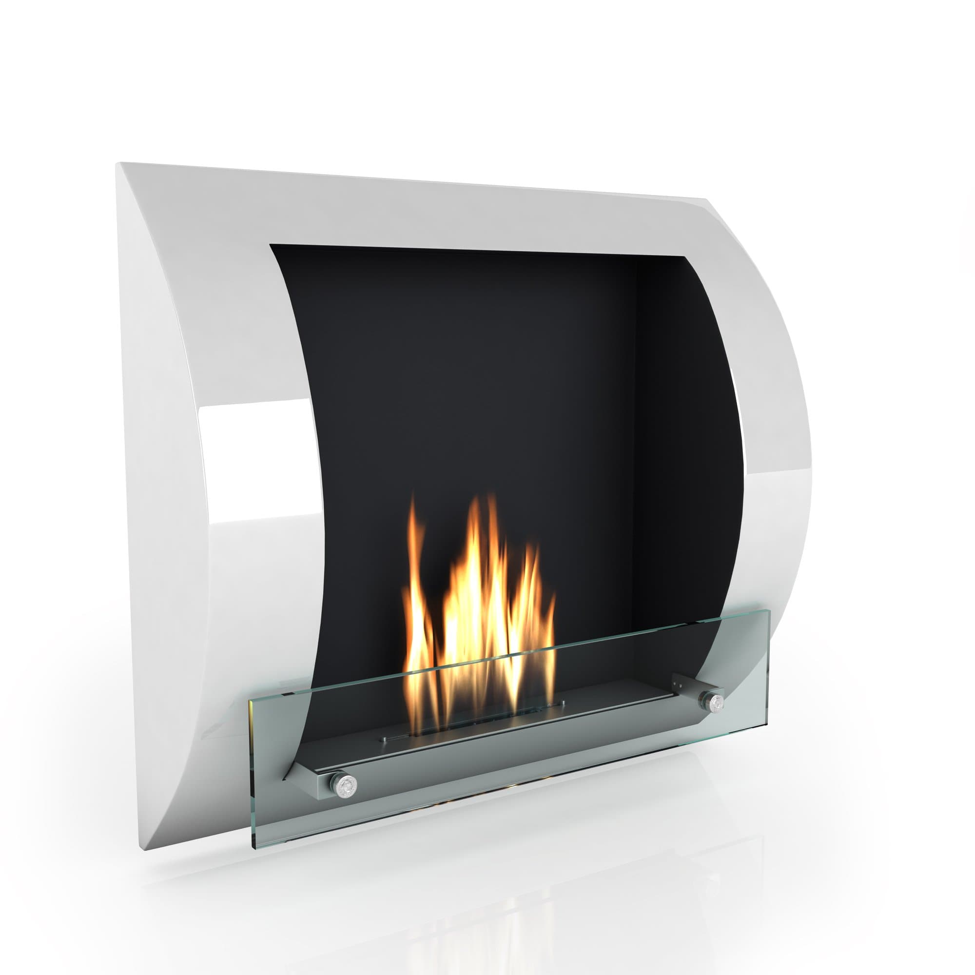 Imagin Bio Ethanol Fireplace - Fuego White