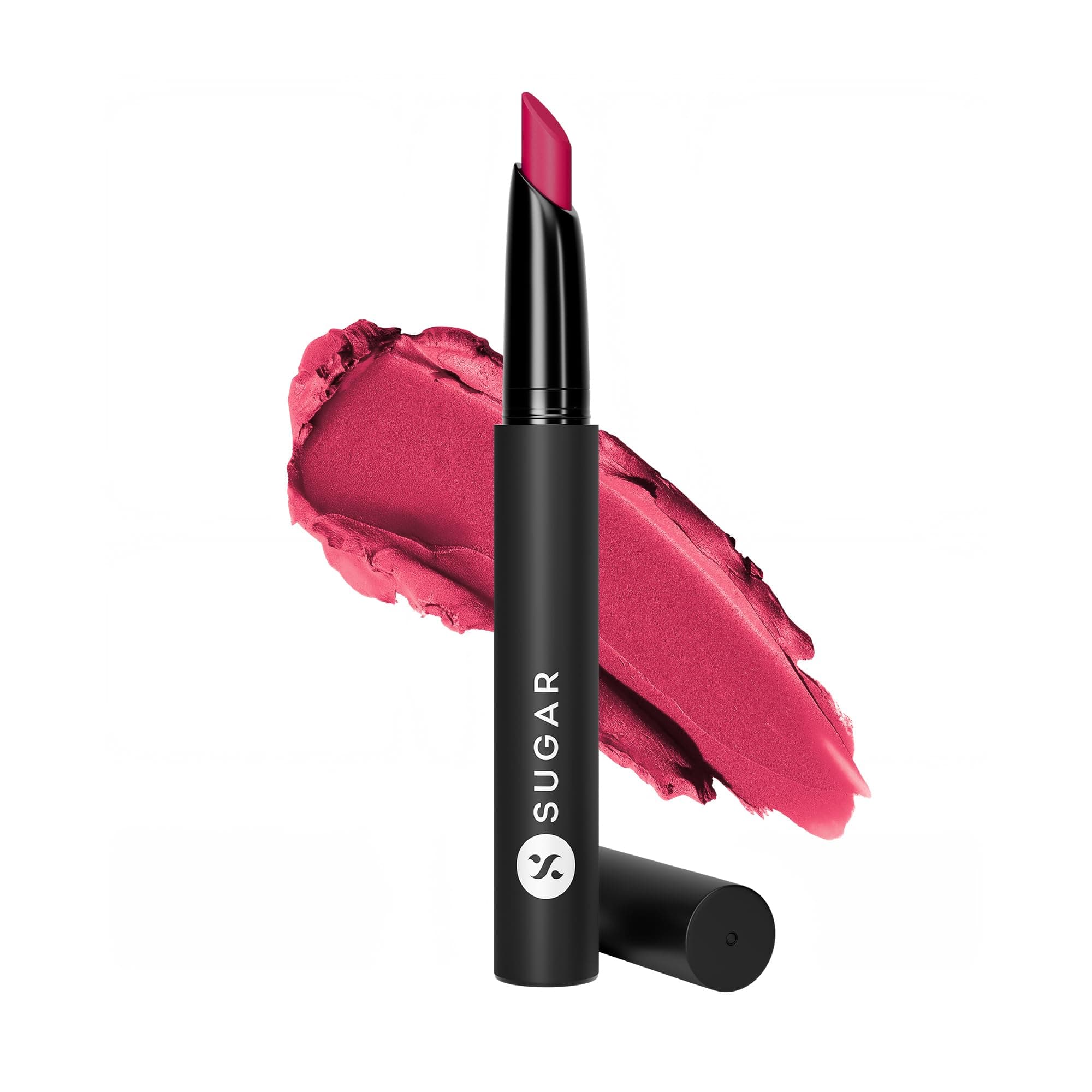 Matte Attack Transferproof Lipstick - 01 Bold Play (Cardinal Pink), Pink, 2 g Moisturiser, Long Lasting, Matte Finish