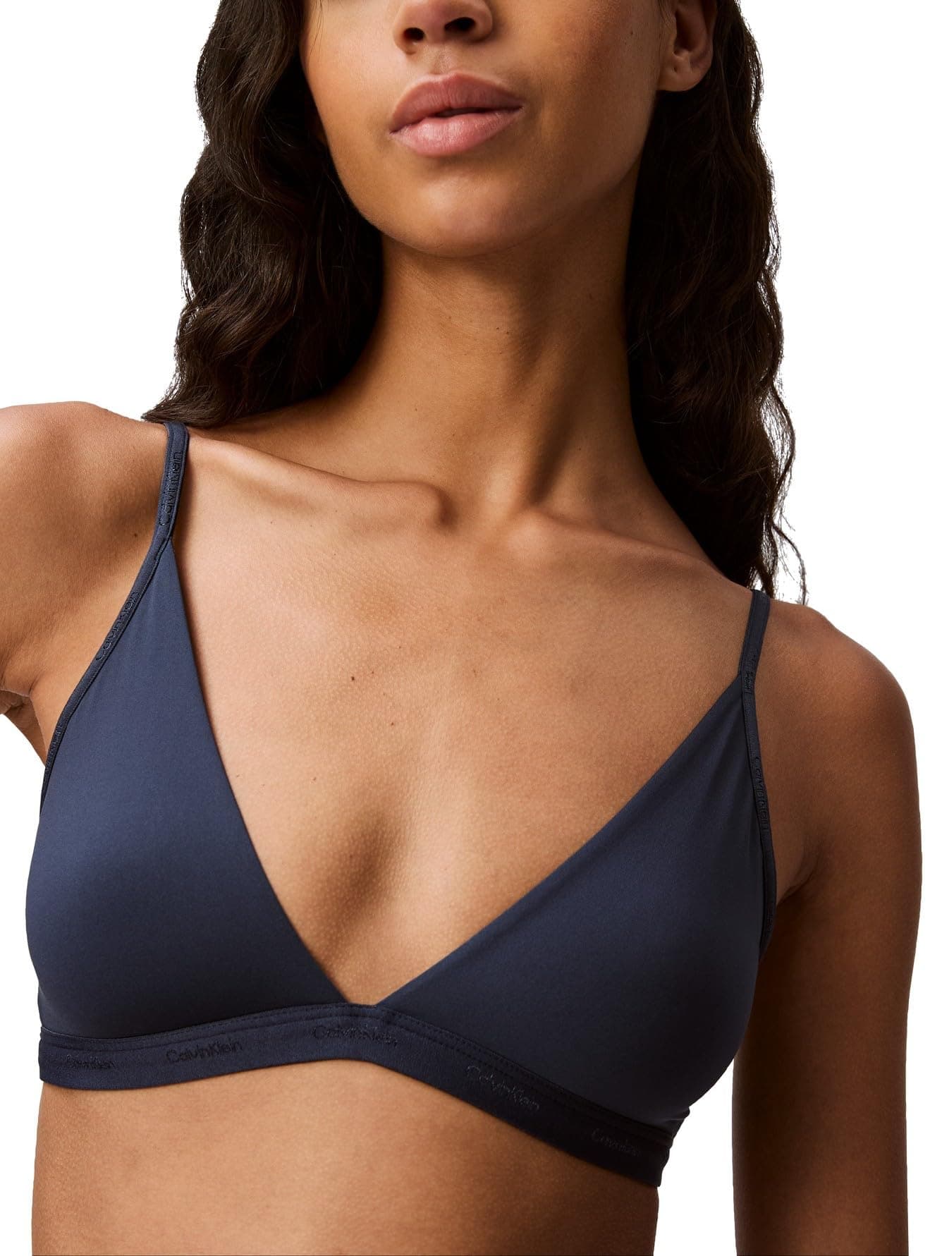 womens Form to Body Lightly Lined Triangle Bralette Bra
