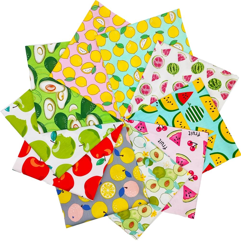 Qimicody cotton fabric squares