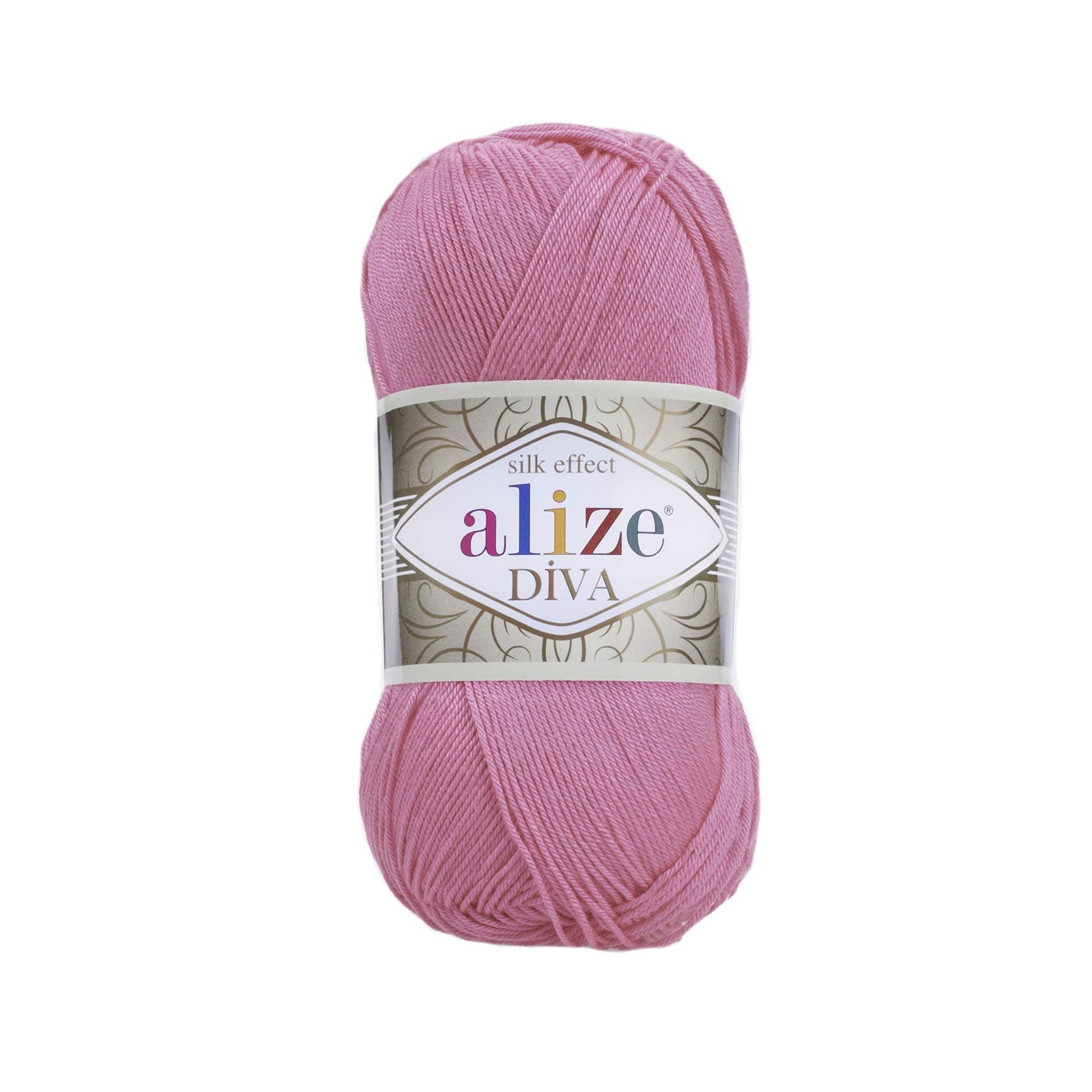 Alize Diva Silky Effect Hand Knitting Yarn (Dark Pink 178)