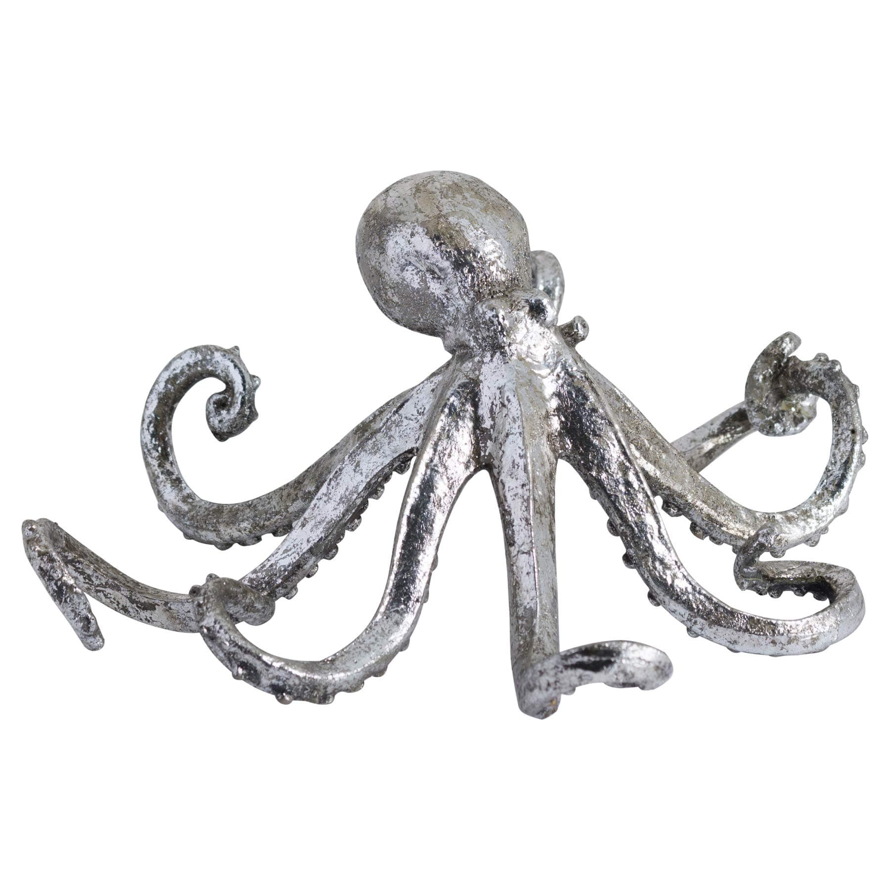 Home Works ANTIQUE SILVER OCTOPUS ORNAMENT