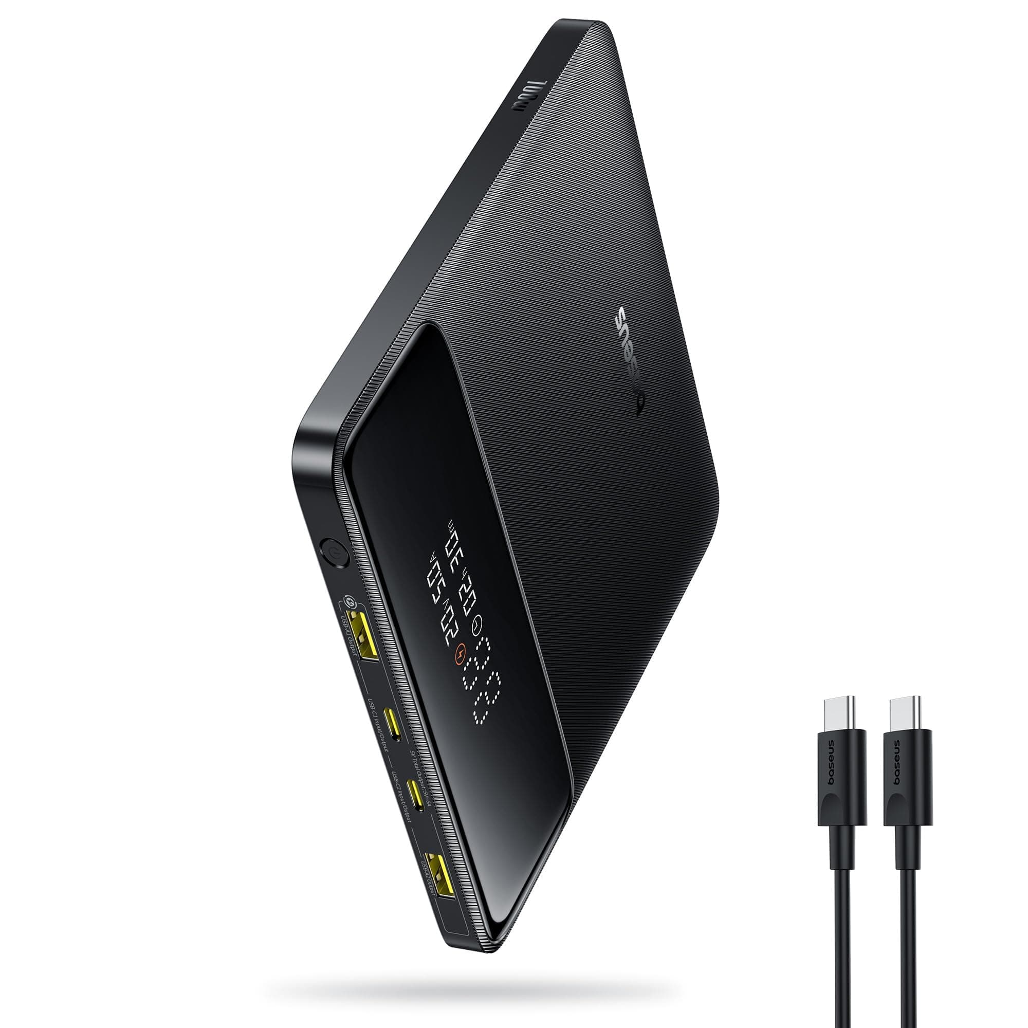 Baseus H1 Lite Fast Charging Power Bank with Digital Display 20000mAh 100W Cosmic Black