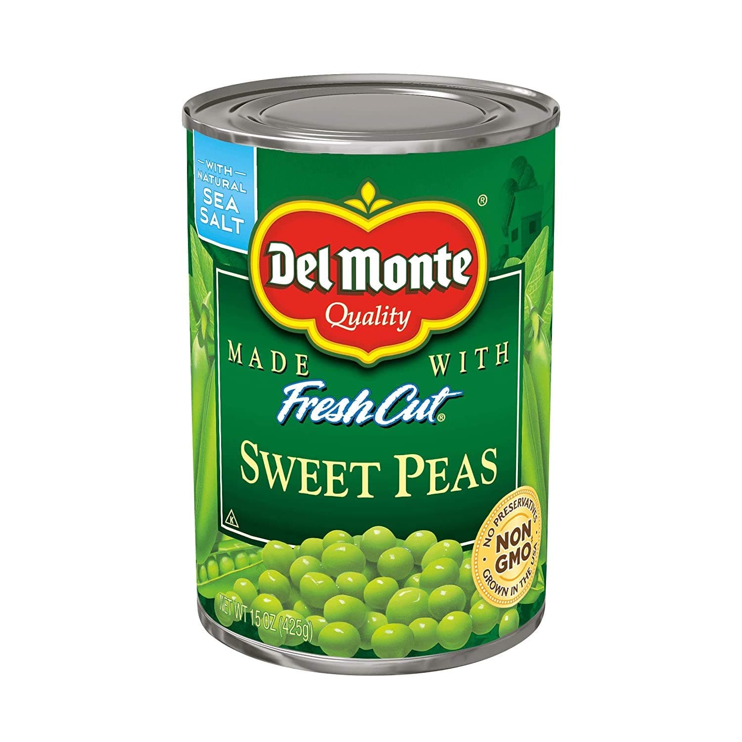 Sweet Peas Canned Vegetables, 12 Pack, 15 oz Can