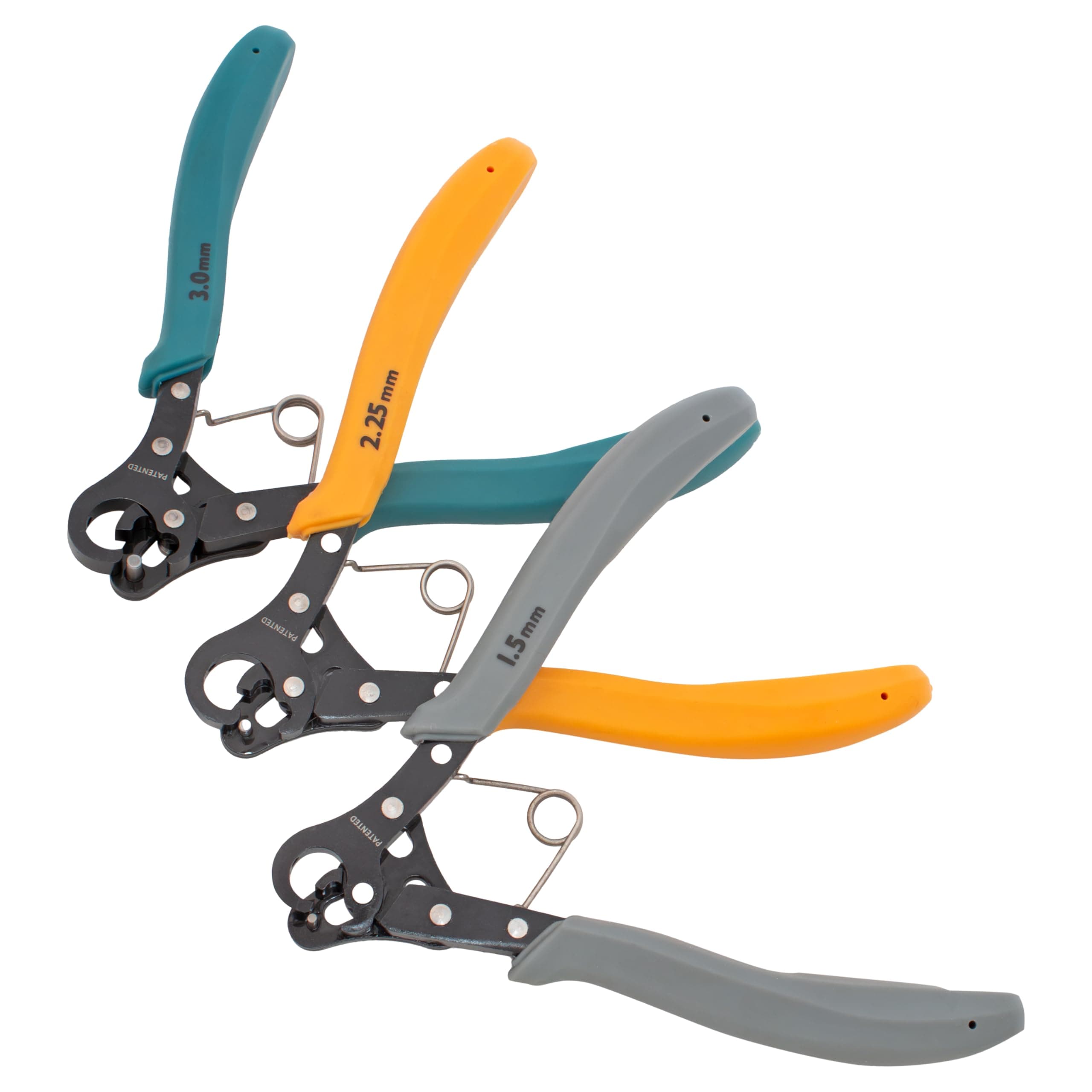The Beadsmith 3 Pack 1 Step Eye Pin Looper Pliers Make Eye Pins In 1.5, 2.5 & 3 mm Size