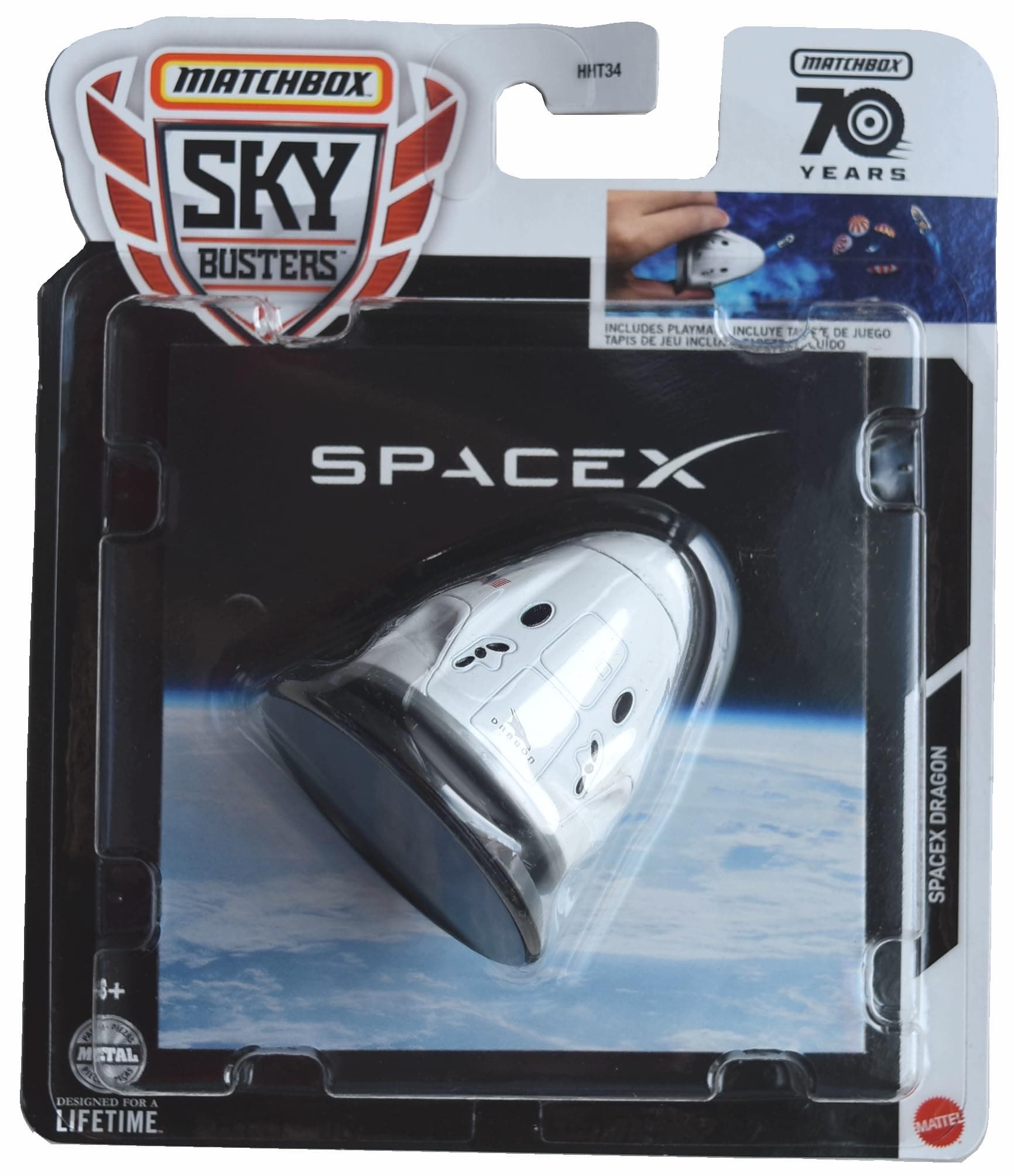Sky Busters Spacex, Includes playmat