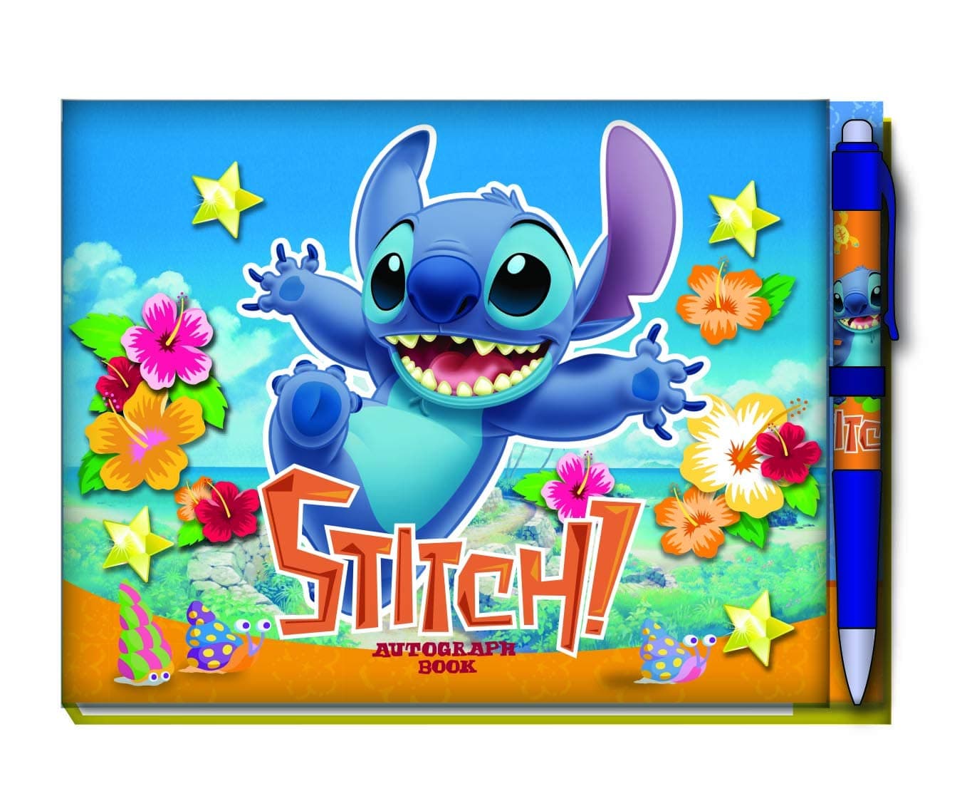Stitch Deluxe Autograph Book with Pen
