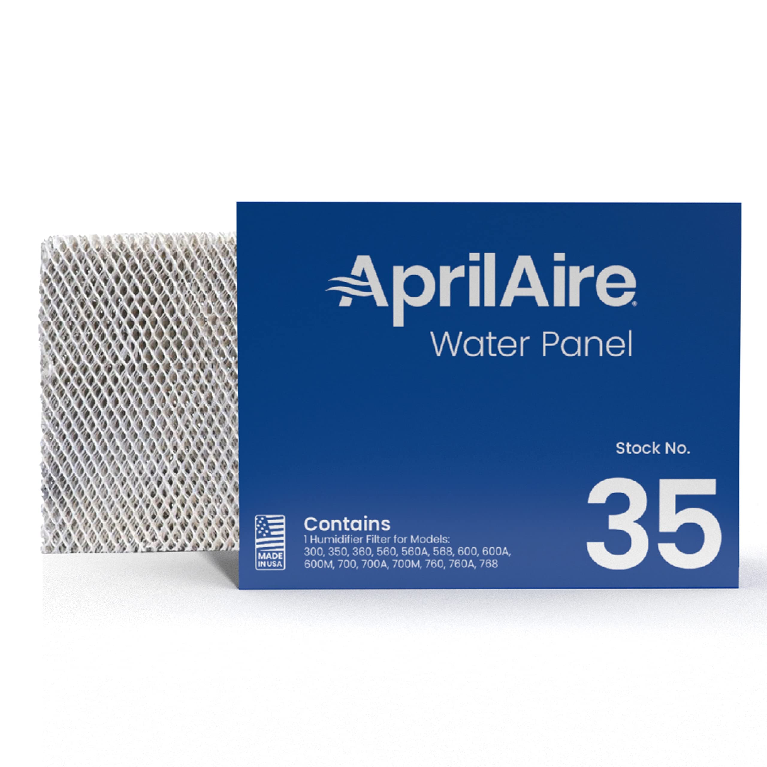 Aprilaire - 35 A1 35 Replacement Water Panel for Whole House Humidifier Models 350, 360, 560, 568, 600, 600A, 600M, 700, 700A, 700M, 760, 768 (Pack of 1)