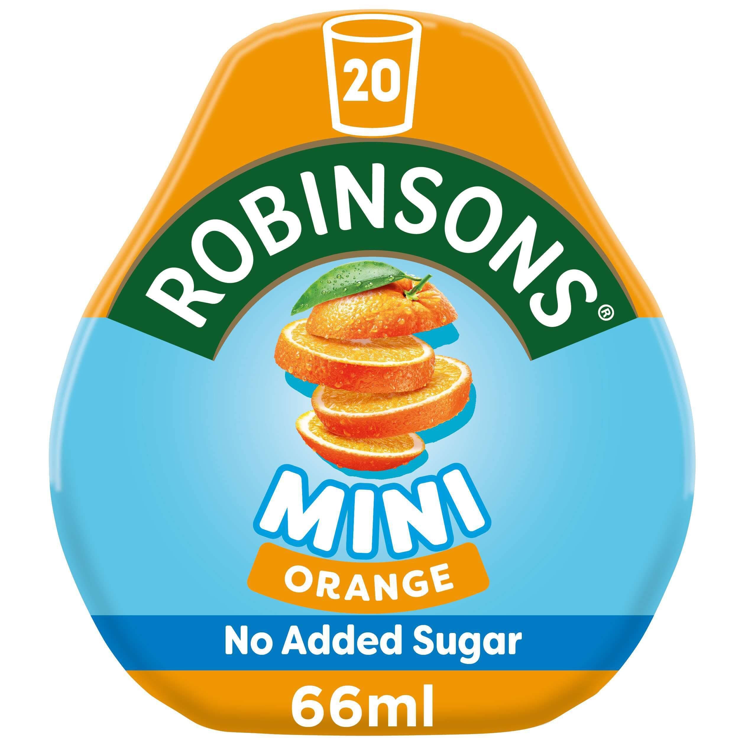 Mini - No Added Sugar - Low Calorie - Orange, 6 Count