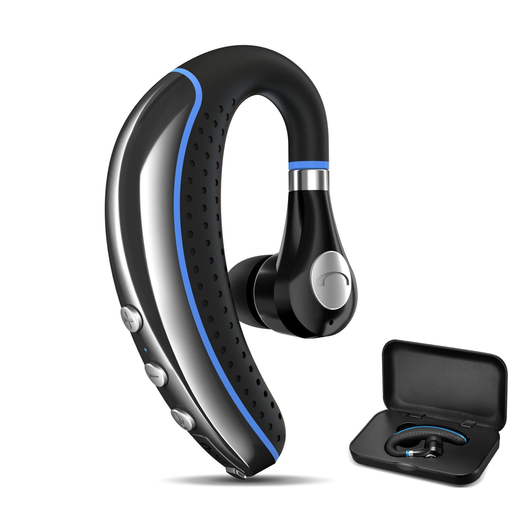 Bluetooth Headset, Wireless Earpiece V5.0 Bluetooth Earpiece Ultralight Hands Free for Business/Office/Driving/Sporting
