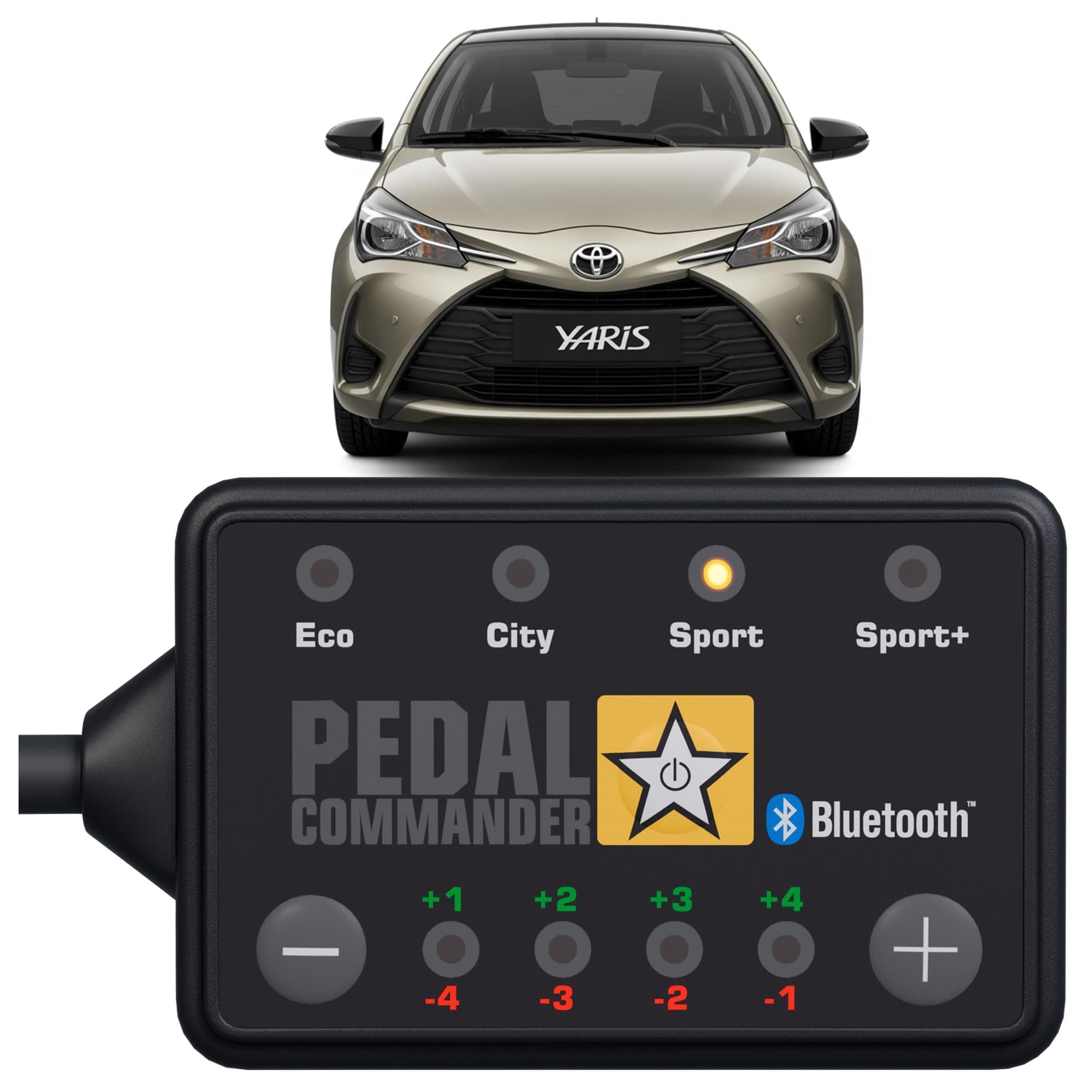 PEDAL COMMANDER for Toyota Yaris 2011-2017 Throttle Response Controller - 36 Driving Settings, Anti-Theft, App Control, Throttle Controller Performance Parts, Yaris Accessories